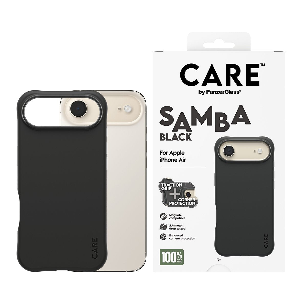 EAN 5715685027086 - PanzerGlass CARE™ by ® Samba Case Black w. MagSafe iPhone Air funda para teléfono móvil Negro imagen 2
