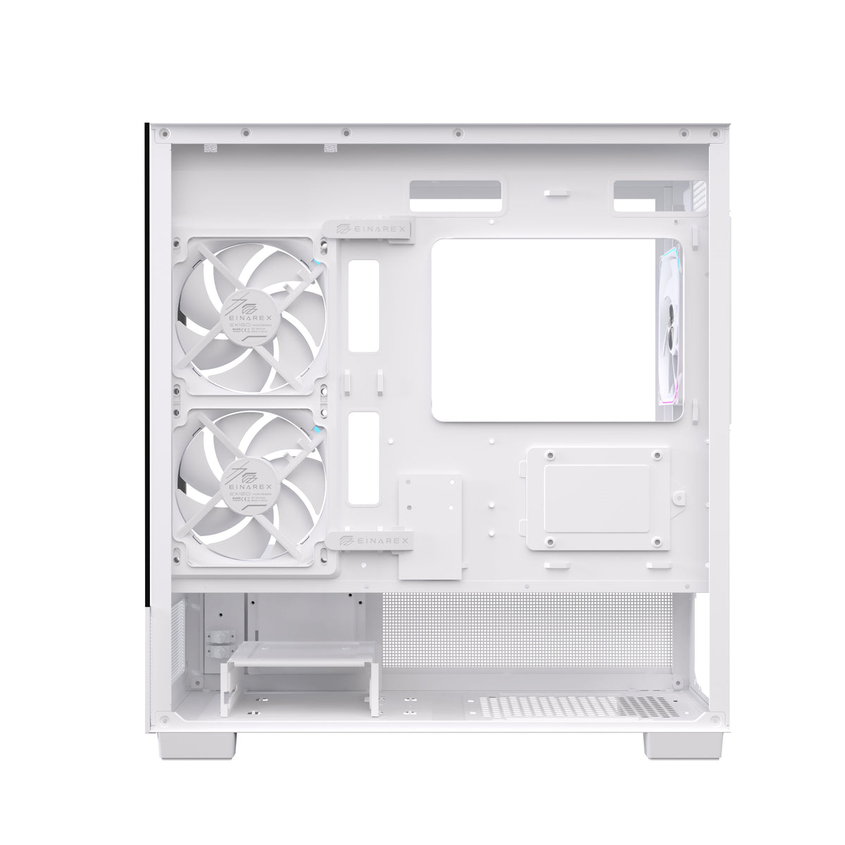 EAN 6977277360073 - Einarex EXCS-SM-51DR-W carcasa de ordenador Micro Torre Blanco imagen 5