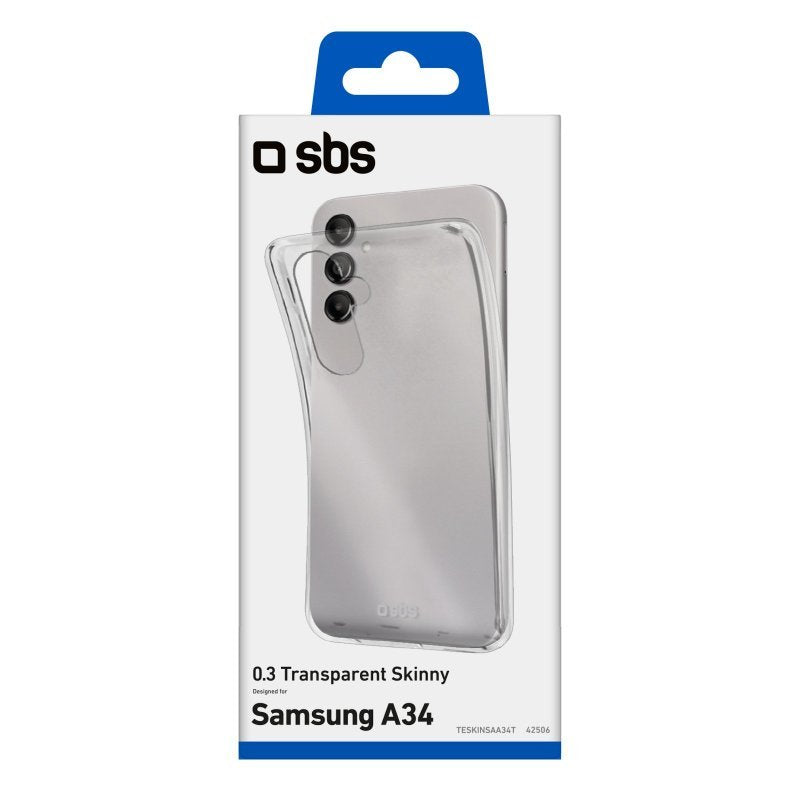 EAN 8018417442506 - SBS Skinny cover funda para teléfono móvil 16,8 cm (6.6") Transparente imagen 3