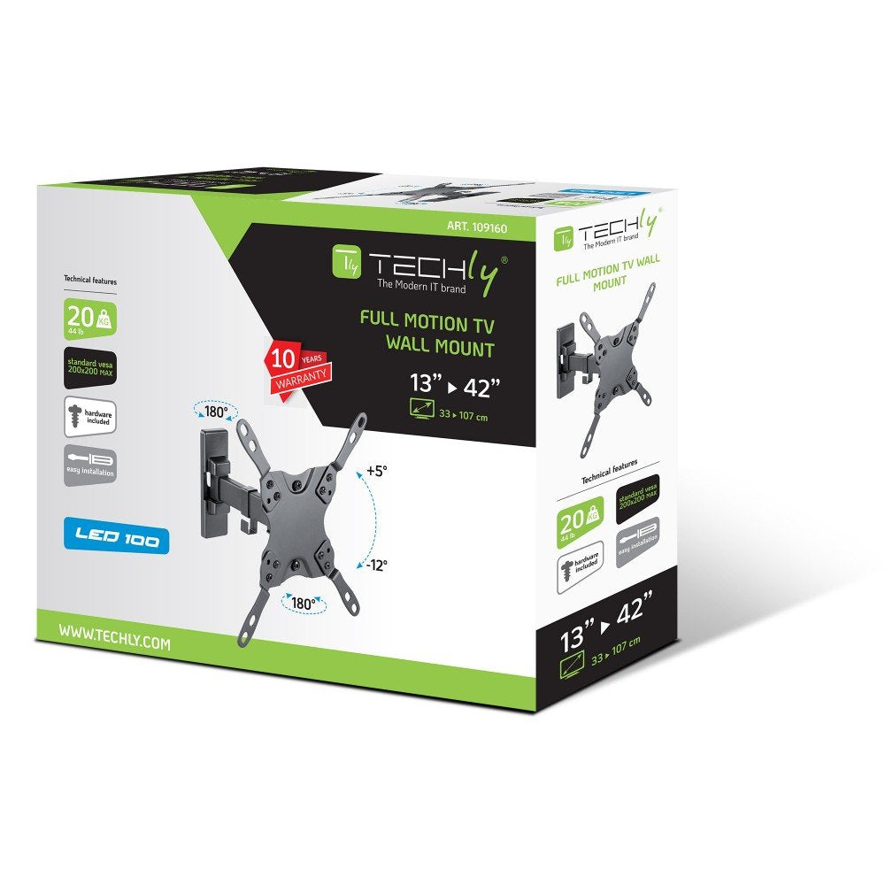 Techly Ica-Plb-400sty (42") Negro