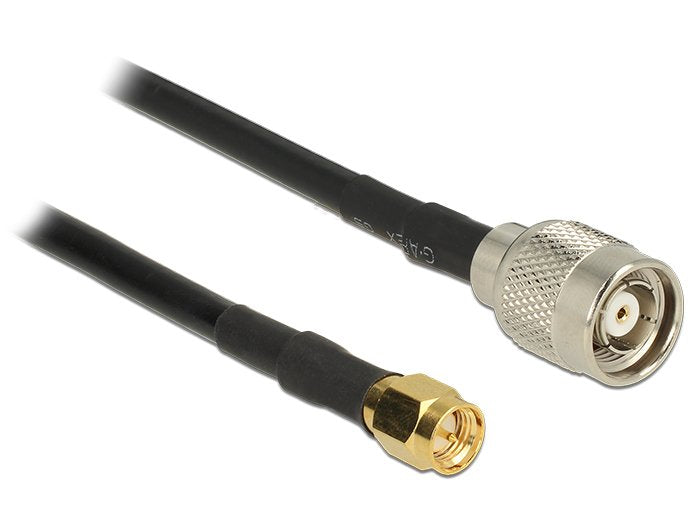 Delock 89512 Cable De Antena De Rp-Tnc Macho > Sma Macho De Rg-58 C/U 7,5 M