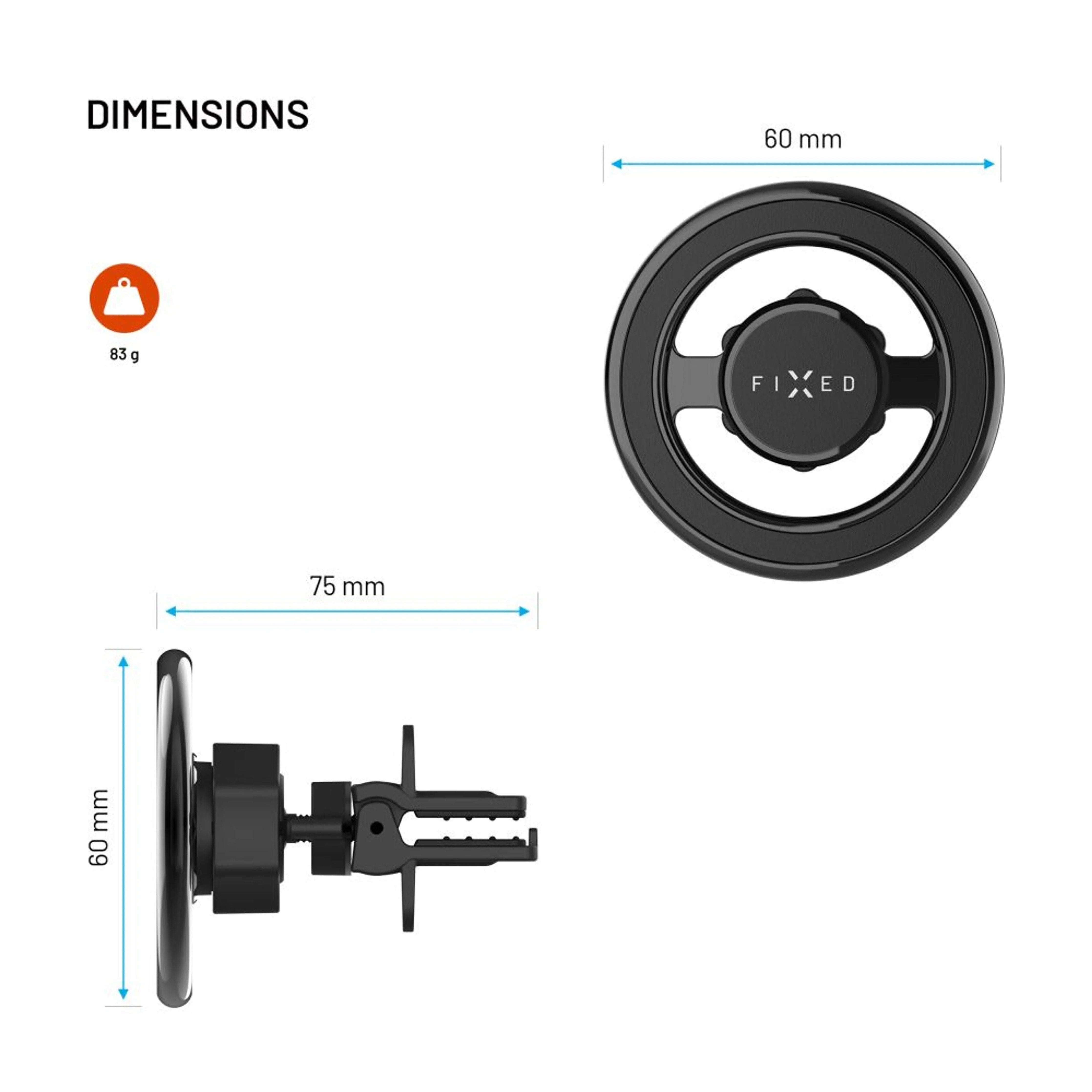 Fixed Magmount Vent, Black