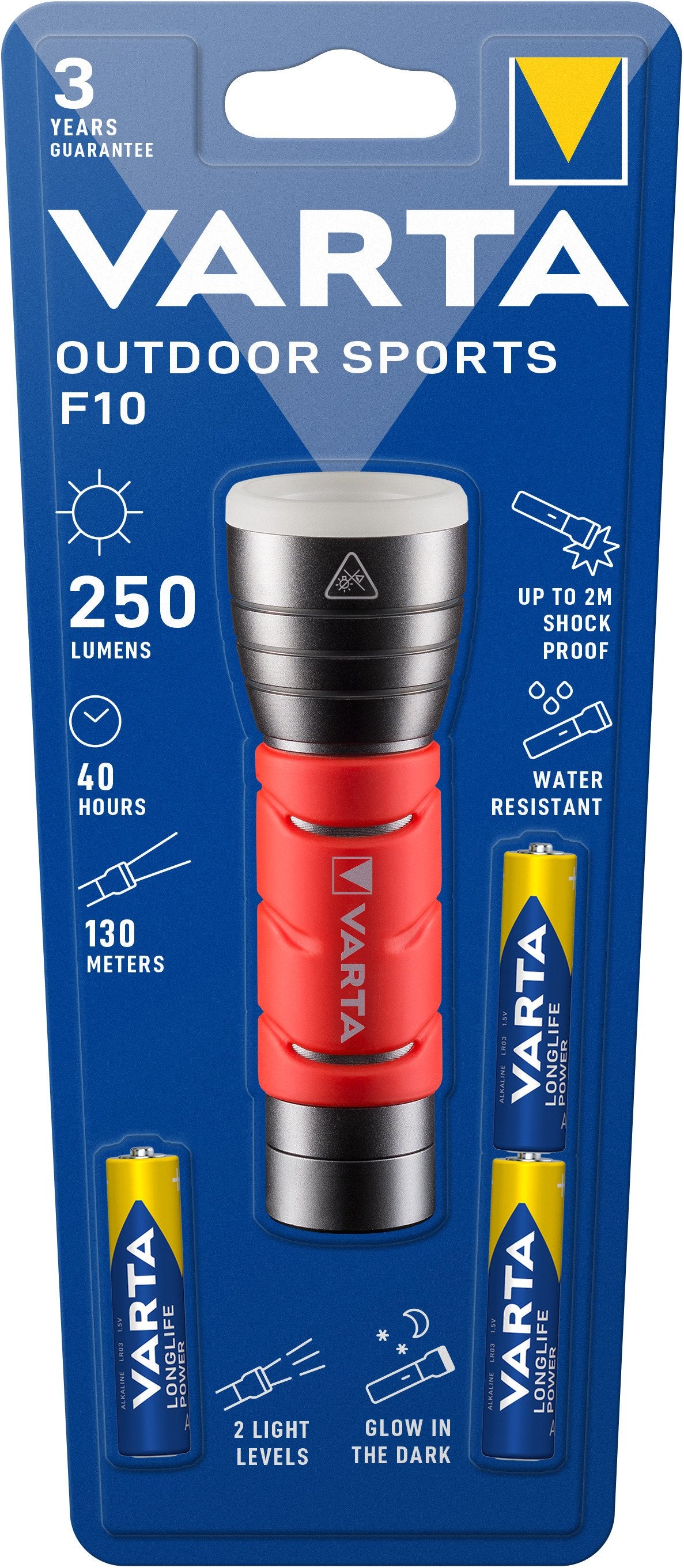 EAN 4008496927609 - Varta 17627101421 Negro, Rojo Linterna de mano LED imagen 3