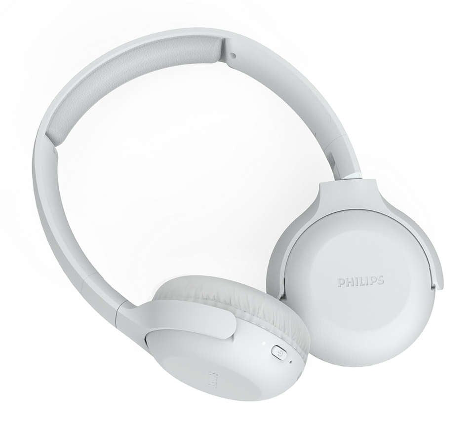 Auriculares Inalámbricos Philips Tauh202 Con Micrófono Bluetooth Blancos