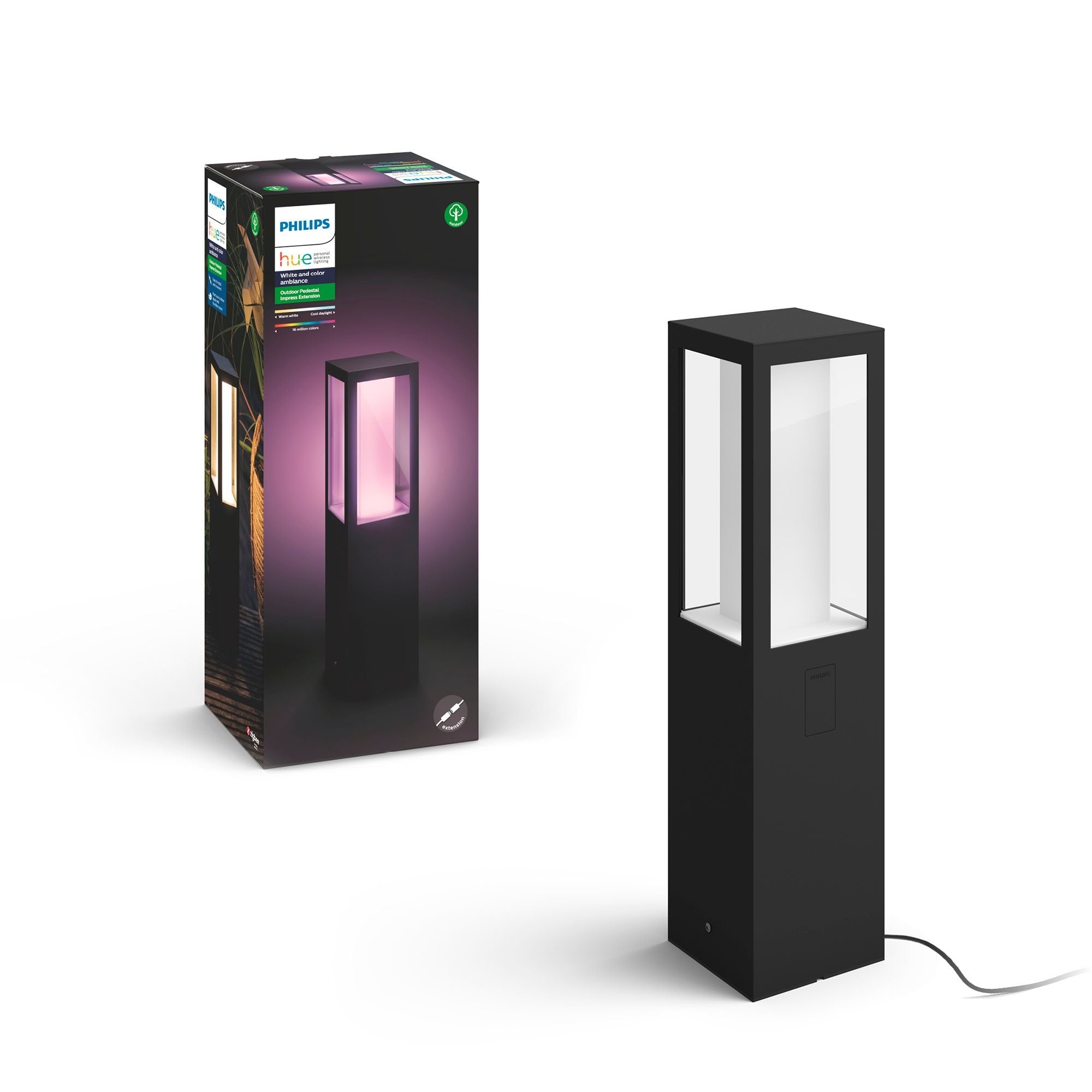 Philips Hue White And Color Ambiance Lámpara De Pedestal Para Exteriores Impress