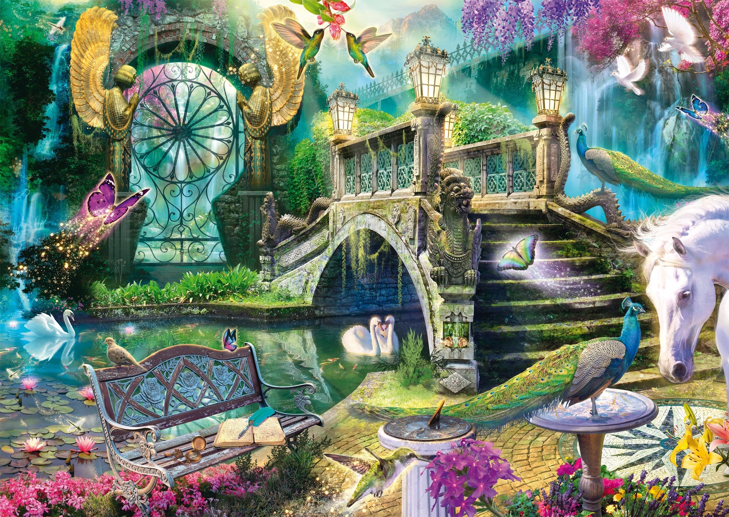 Schmidt Spiele Jeff Haynie: Der Geheime Garten (1000 Teile) 58631