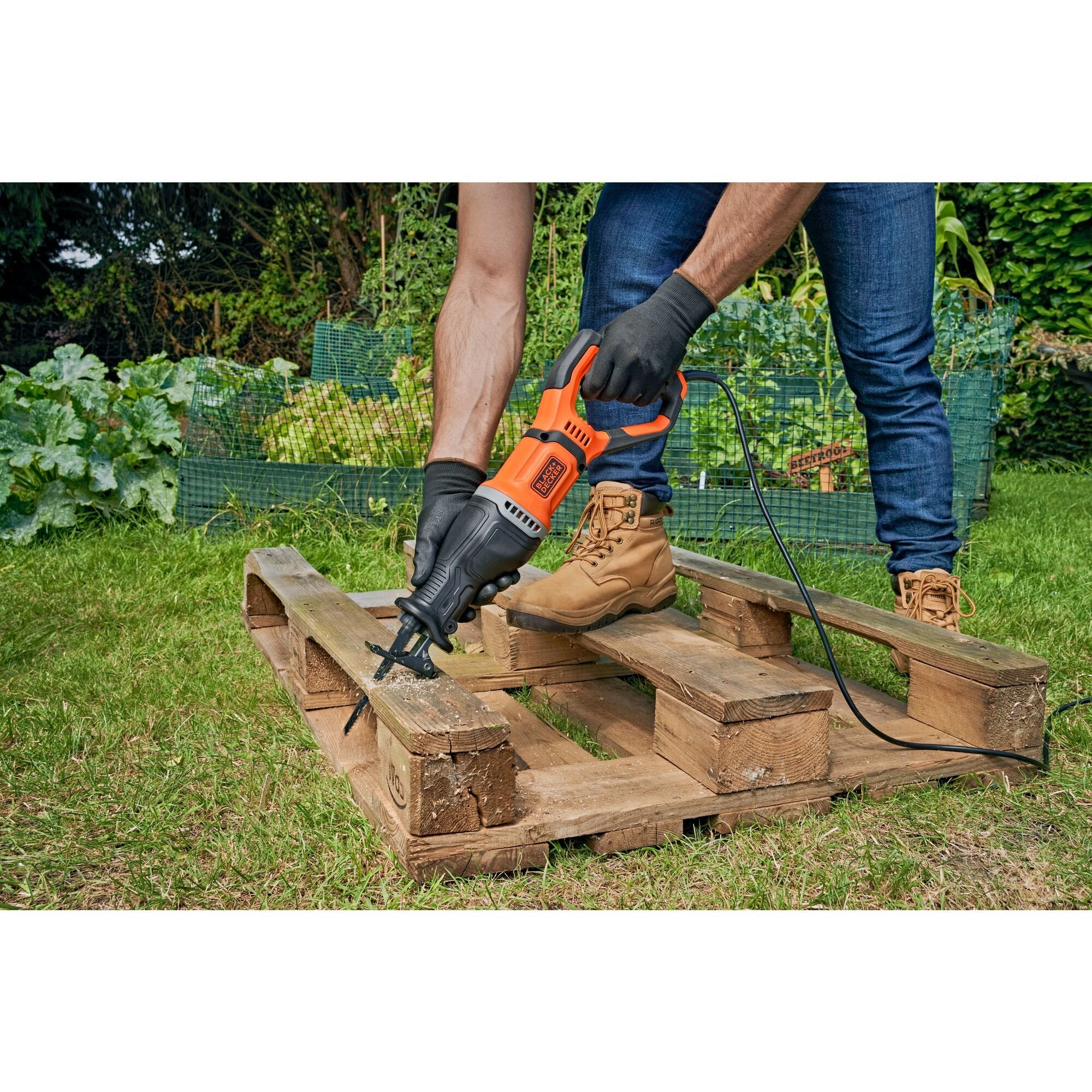 EAN 5035048737279 - Black & Decker BES301-QS sierra recíproca 2800 spm 750 W Negro, Naranja imagen 5