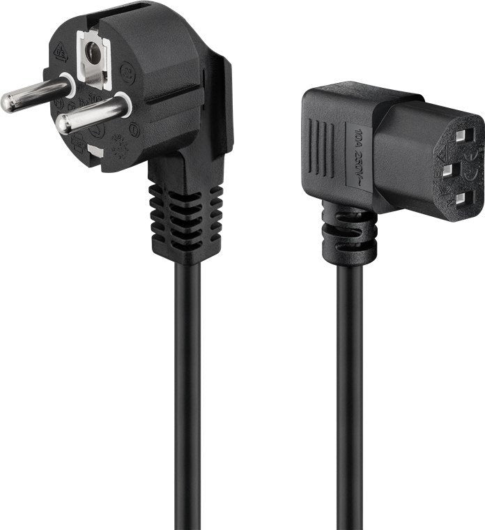 EAN 4040849931192 - Goobay 93119 cable de transmisión Negro 5 m Enchufe tipo F IEC C13 imagen 1