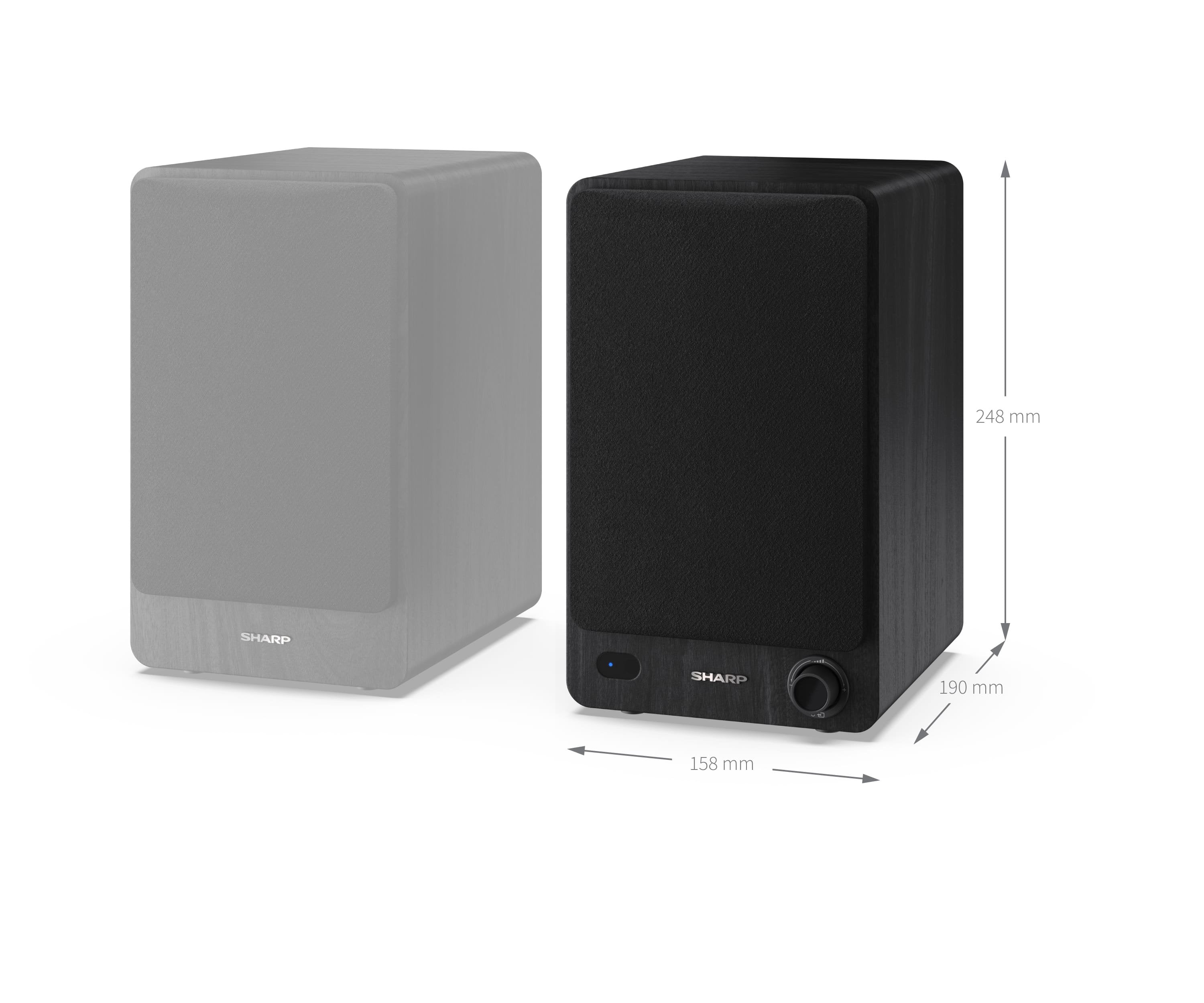 EAN 4974019216577 - Sharp Bookshelf Speakers De 2 vías Negro Inalámbrico y alámbrico 60 W imagen 12