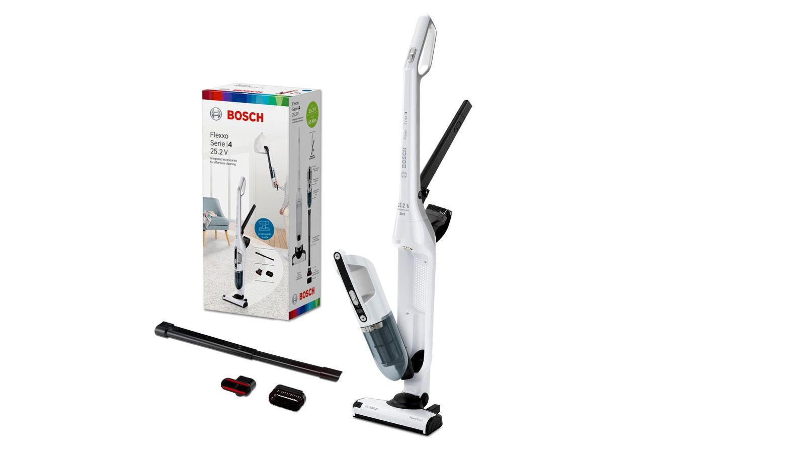EAN 4242005109937 - Bosch Serie 4 BBH32551 aspiradora de pie y escoba eléctrica Aspiradora escoba 2 en 1 Batería Secar Sin bo imagen 17