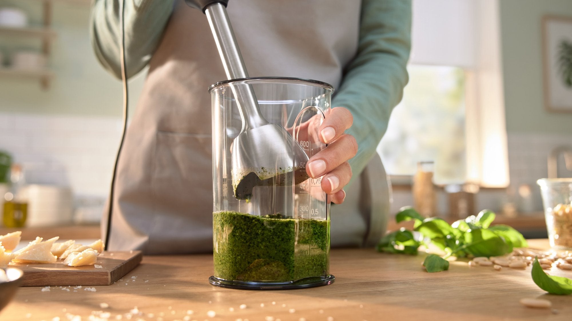 EAN 4242005398492 - Bosch Serie 4 MSM4W210 licuadora 0,6 L Batidora de inmersión 600 W Negro, Blanco imagen 5