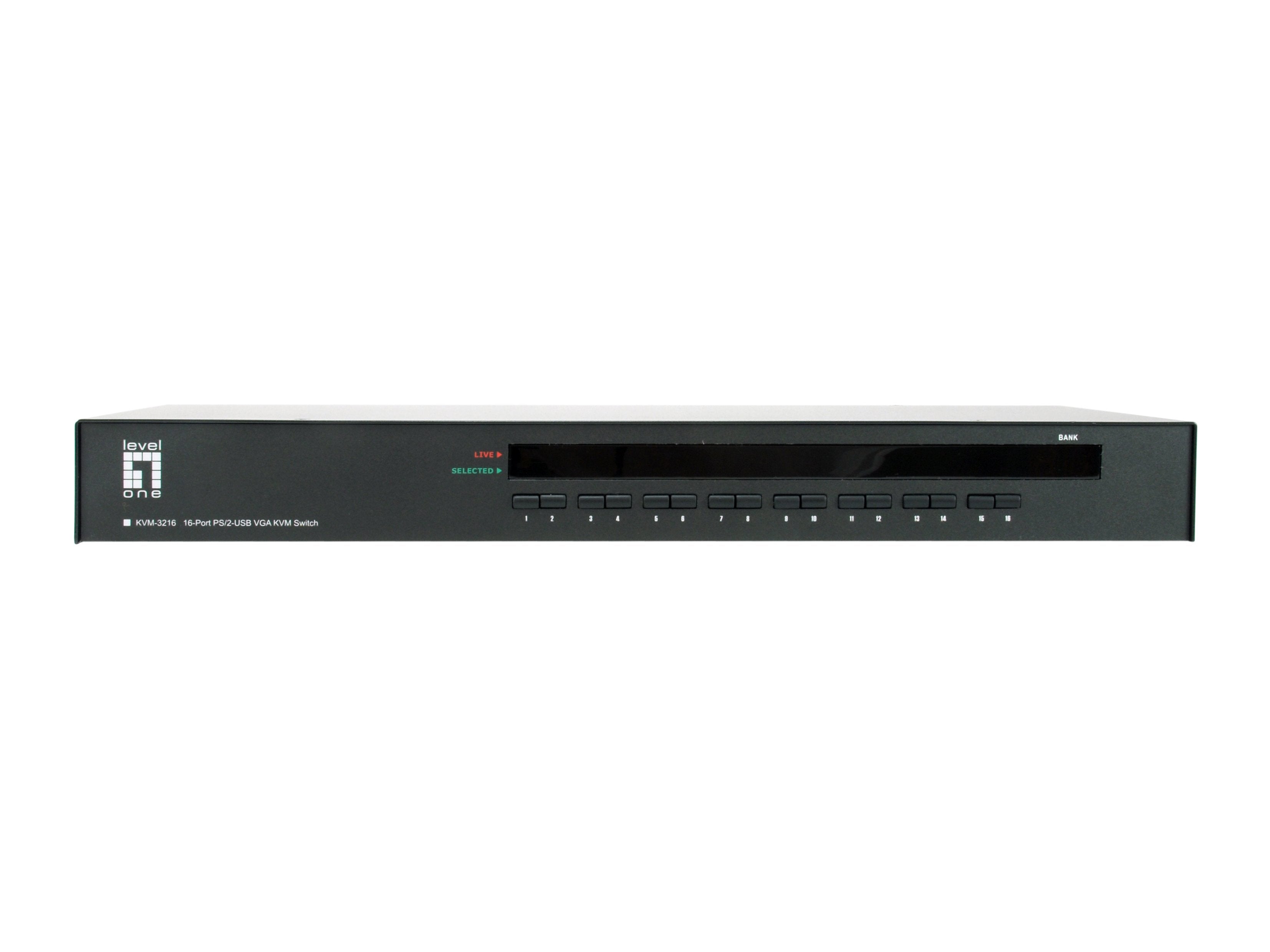 EAN 4015867229392 - LevelOne KVM-3216 interruptor KVM Montaje en rack Negro imagen 3