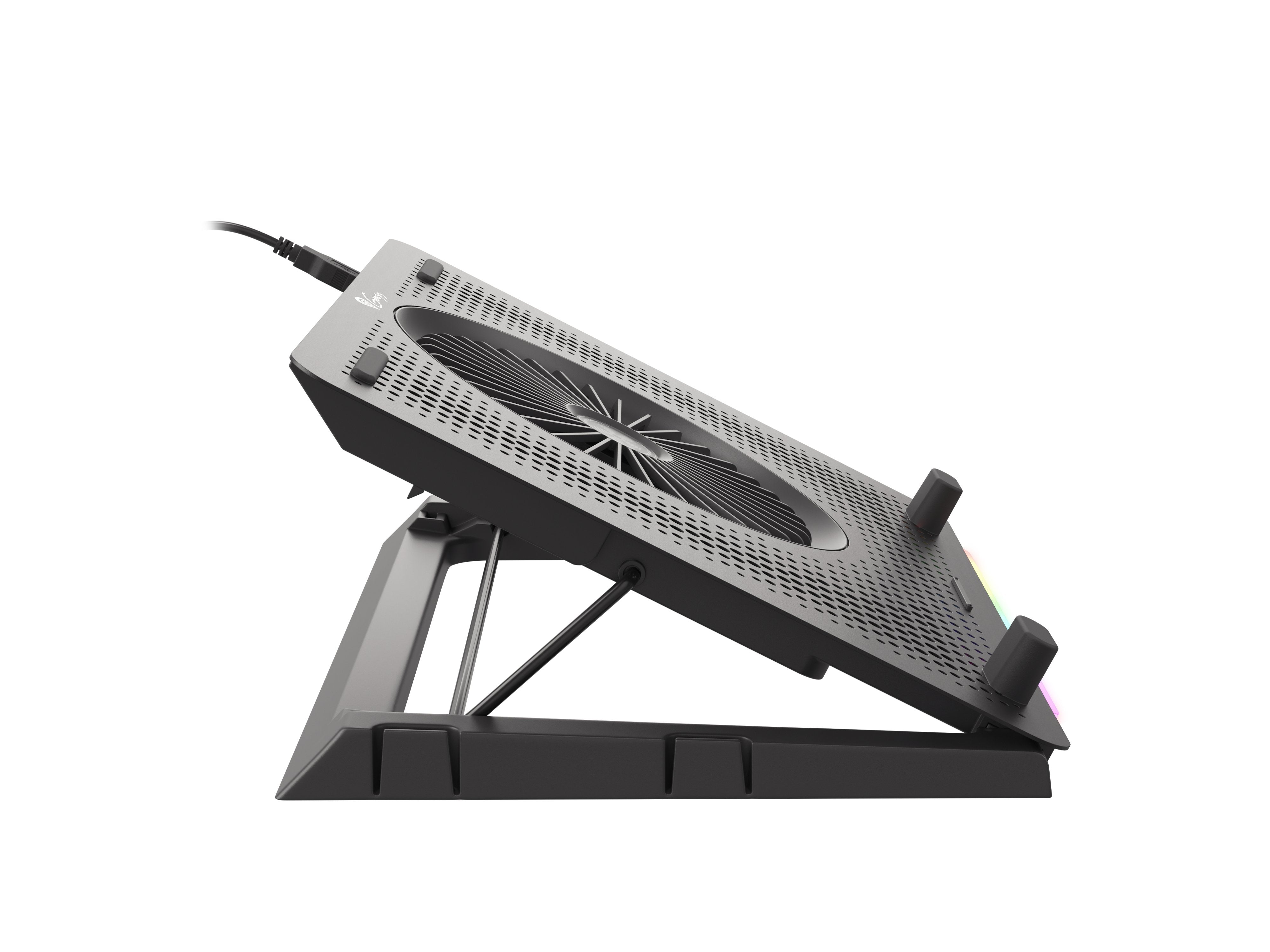 Base Refrigeradora Genesis Oxid 450 Rgb Para Portatil Hasta 15.6"