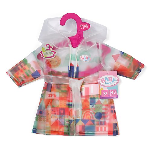 Zapf Creation Chubasquero Baby Born® 43cm, Accesorios Para Muñecas 839959