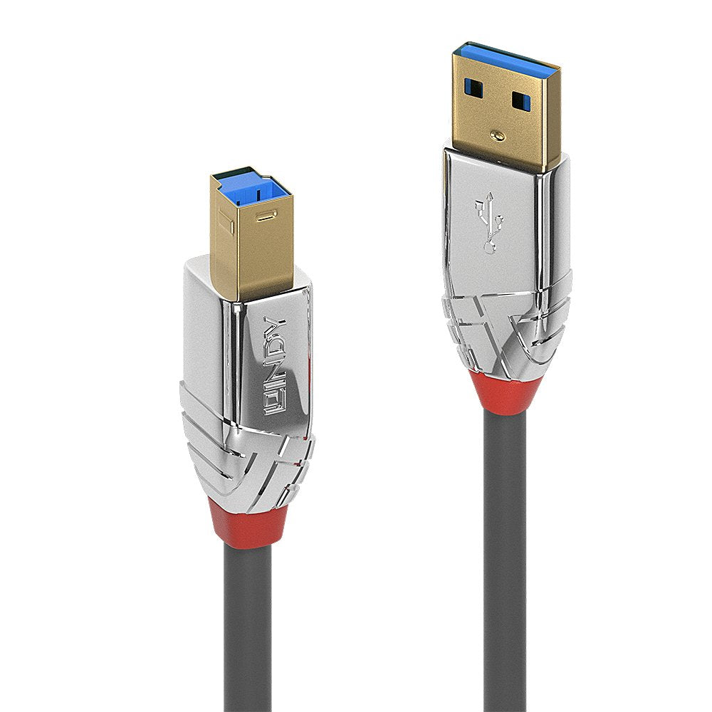 EAN 4002888366601 - Lindy 36660 cable USB USB 3.2 Gen 1 (3.1 Gen 1) 0,5 m USB A USB B Cromo, Gris imagen 1