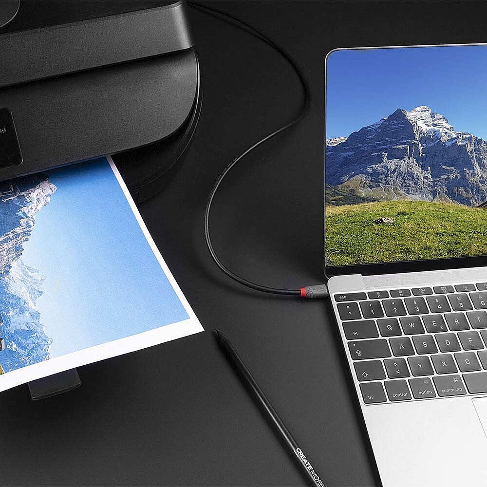 Lindy 36943 Cable Usb 3 M Usb 2.0 Usb C Usb B Negro (Lindy 3m Usb 2.0 Type C To B Cable)