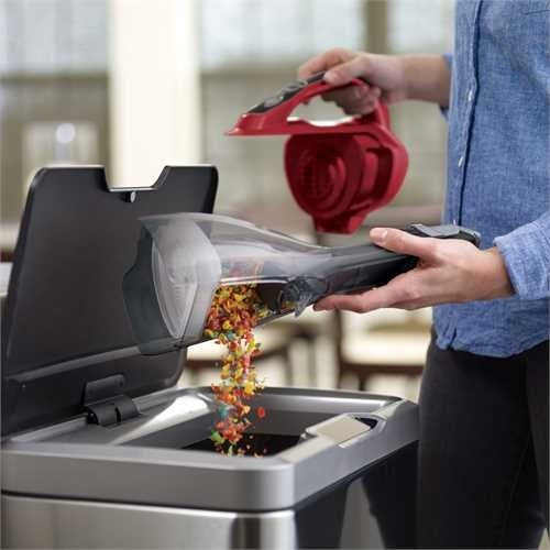 EAN 5035048668566 - Black & Decker DVA315J aspiradora de mano Cereza (fruta), Rojo Sin bolsa imagen 4