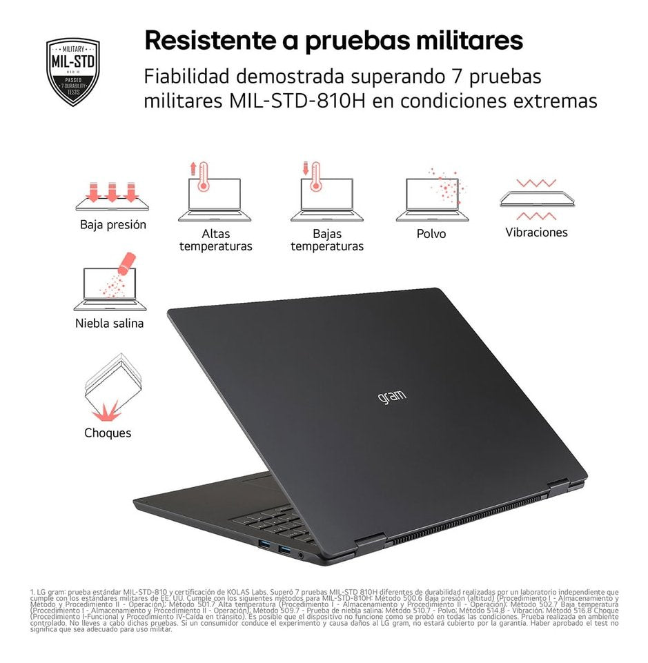 EAN 8806096576816 - LG Gram Pro 17Z90TR Intel Core Ultra 7 255H Portátil 43,2 cm (17") WQXGA 32 GB LPDDR5x-SDRAM 1 TB SSD NVI imagen 4