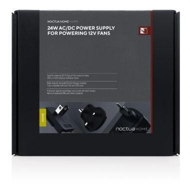 Fuente De Alimentación Noctua Nv-Ps1, 115v / 230v Ac> 12v Dc Negro, Para Ventiladores De 12 Voltios Nv-Ps1