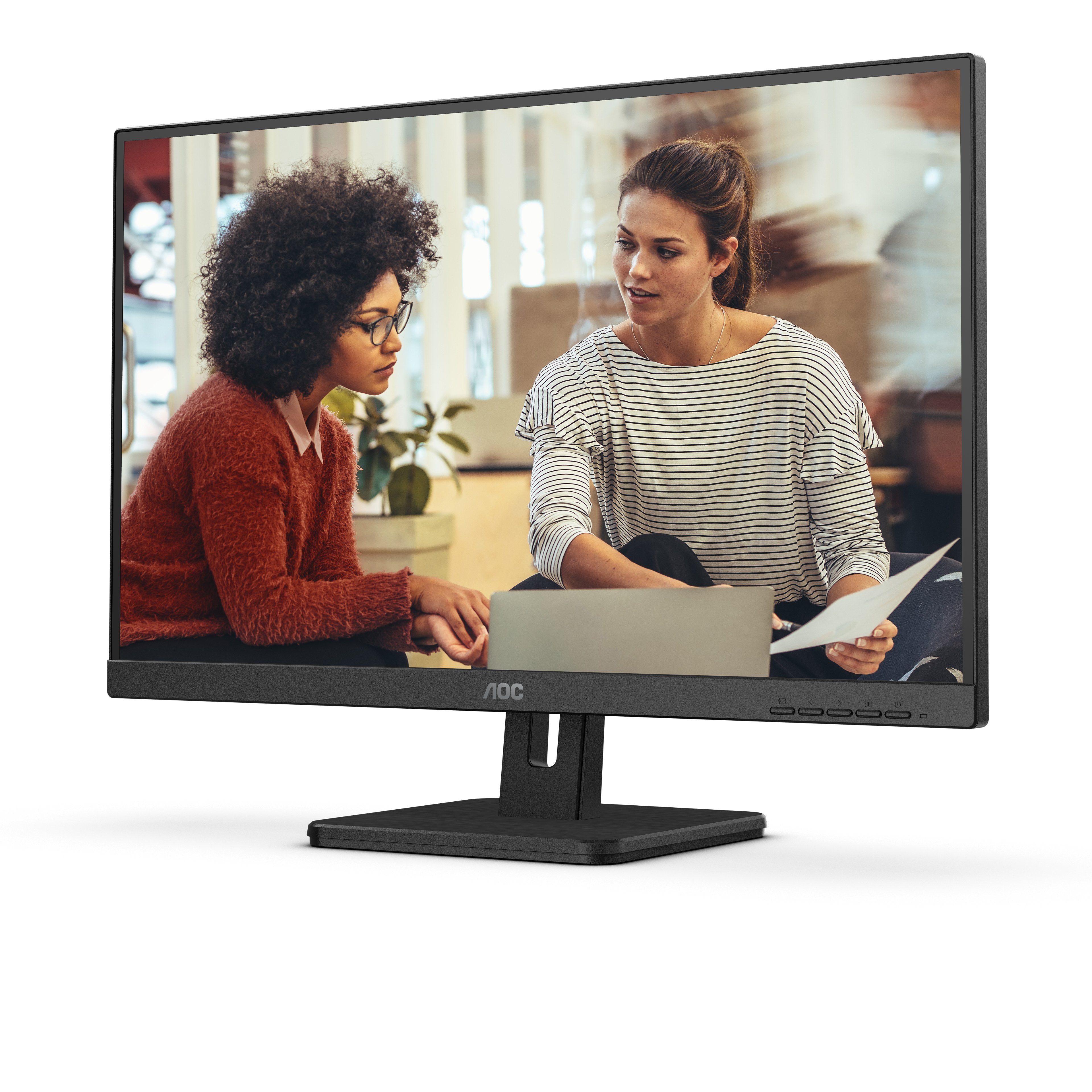 Monitor Aoc Q27e3uam 27" Wqhd Va 75hz 4ms 350cd M2 Hdmi 1.4 Dp Usb3.2x2