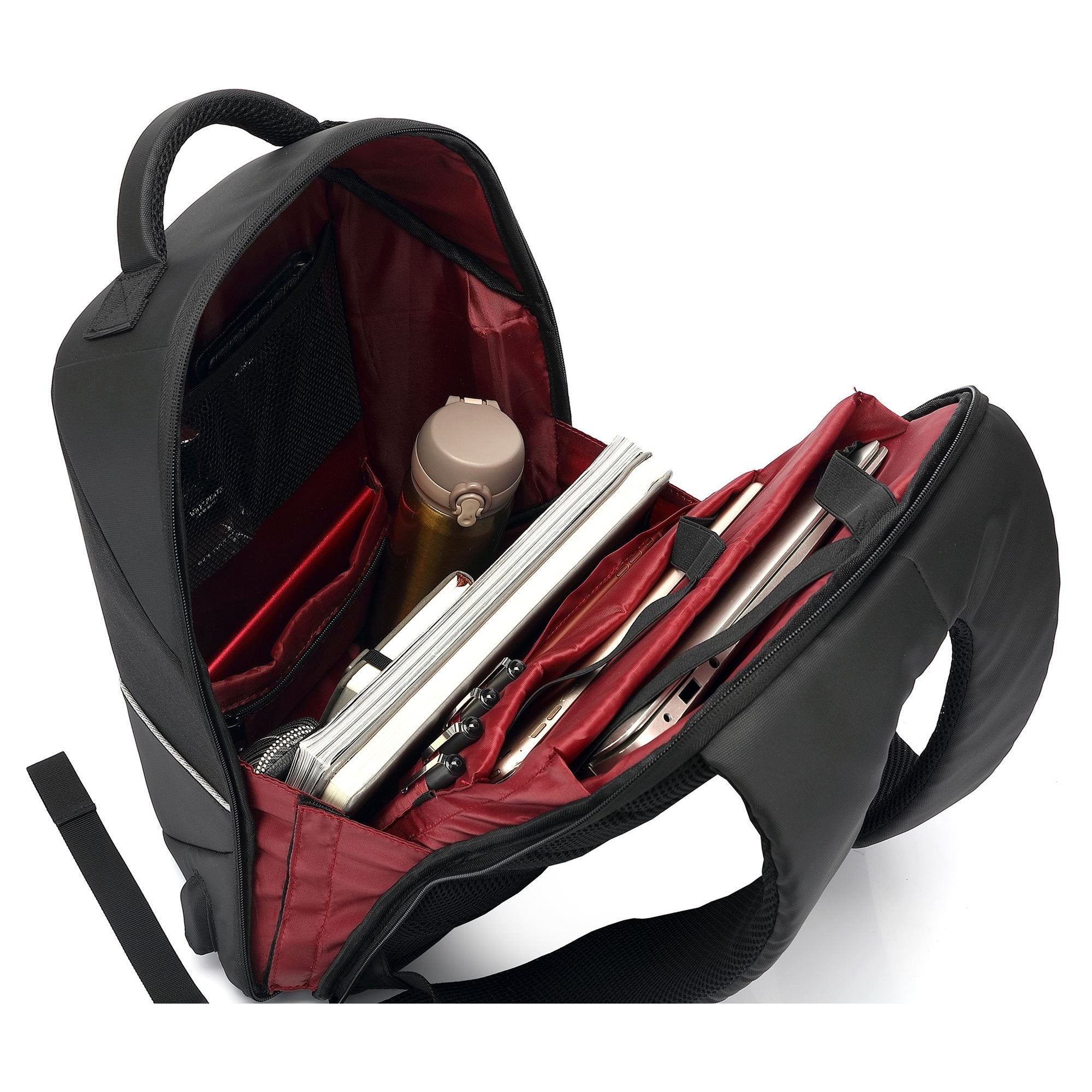 EAN 8590669287864 - YENKEE YBB 1501 maletines para portátil 39,6 cm (15.6") Mochila Negro imagen 6