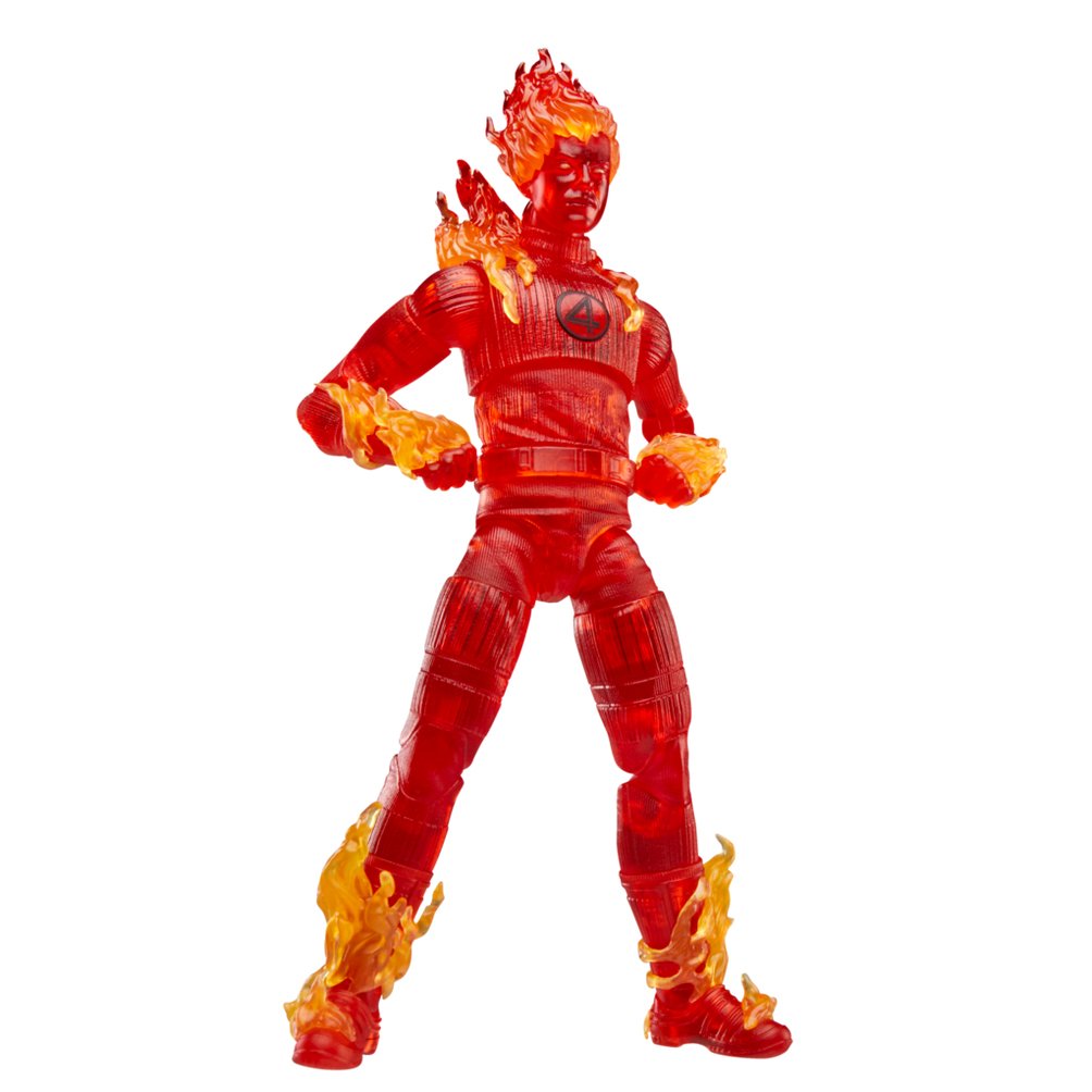 Figura Antorcha Humana Los 4 Fantasticos Marvel 15cm