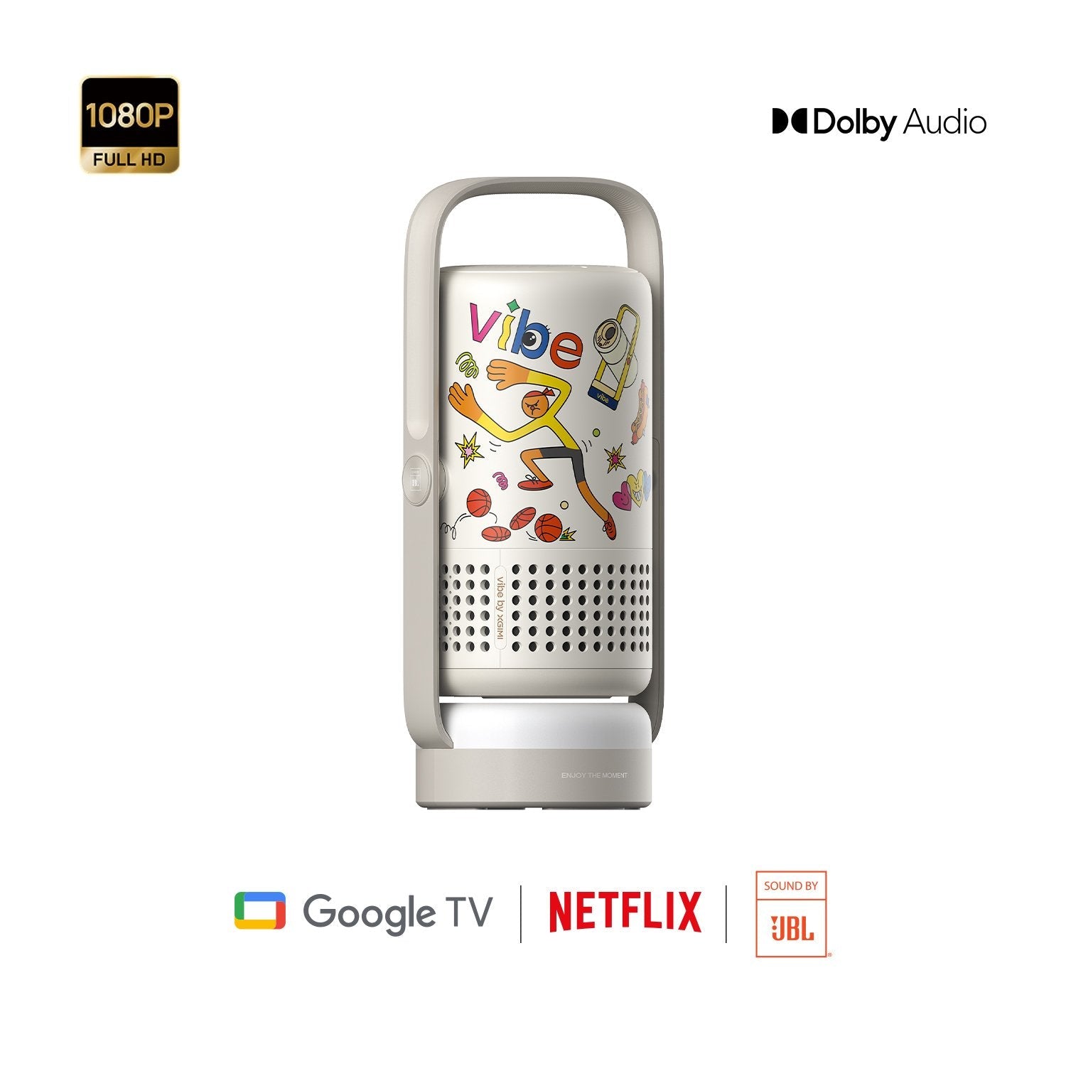 Xgimi Vibe One Cloud Ash Fhd Beamer Grau