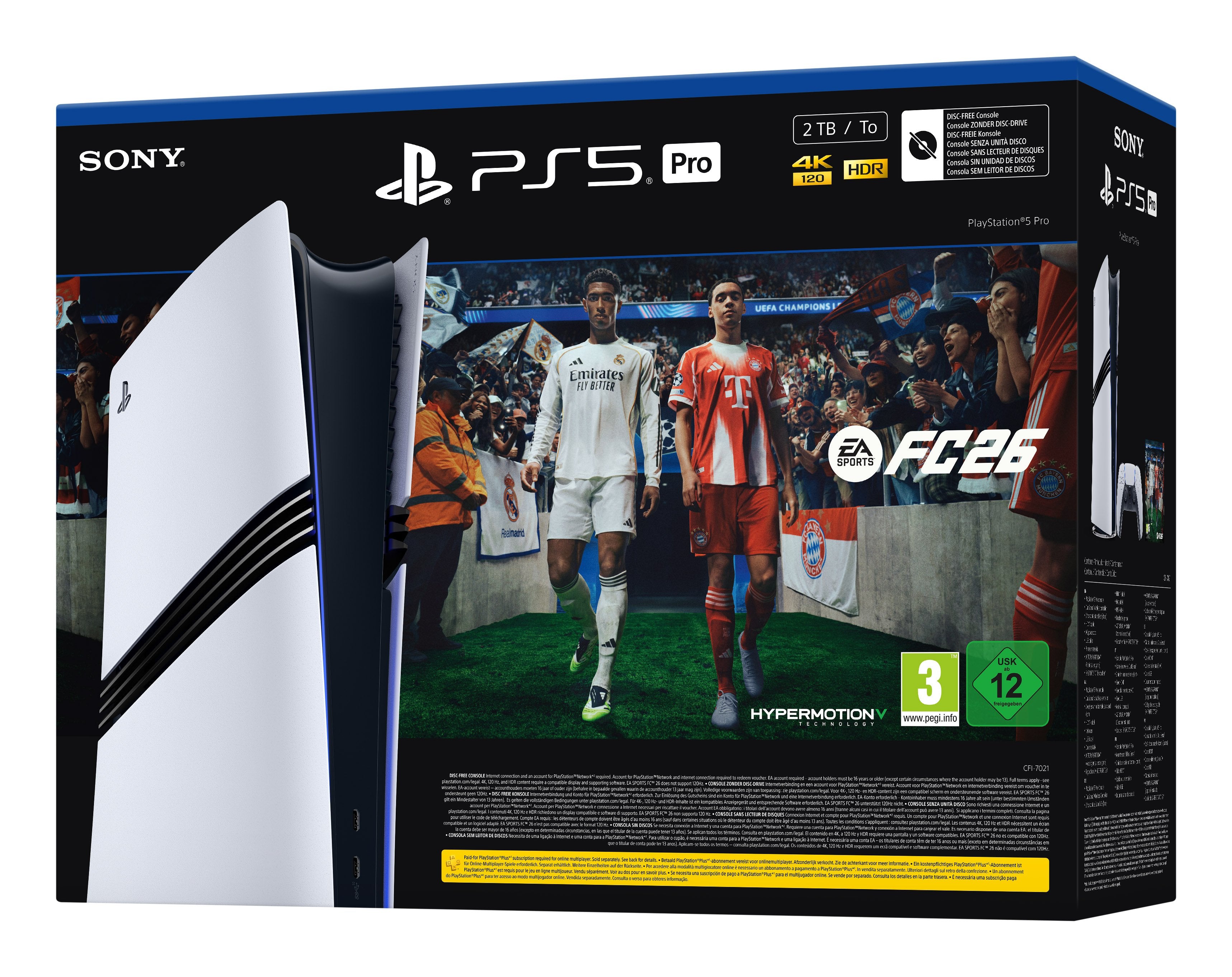 EAN 711719024118 - Sony PlayStation 5 Pro + EA Sports FC 26 Bundle Wifi Negro, Blanco imagen 4