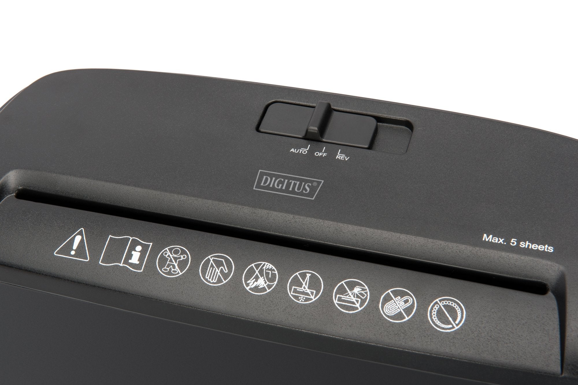 Digitus Da-81604 Triturador De Papel Corte En Tiras 21,8 Cm 74 Db Negro