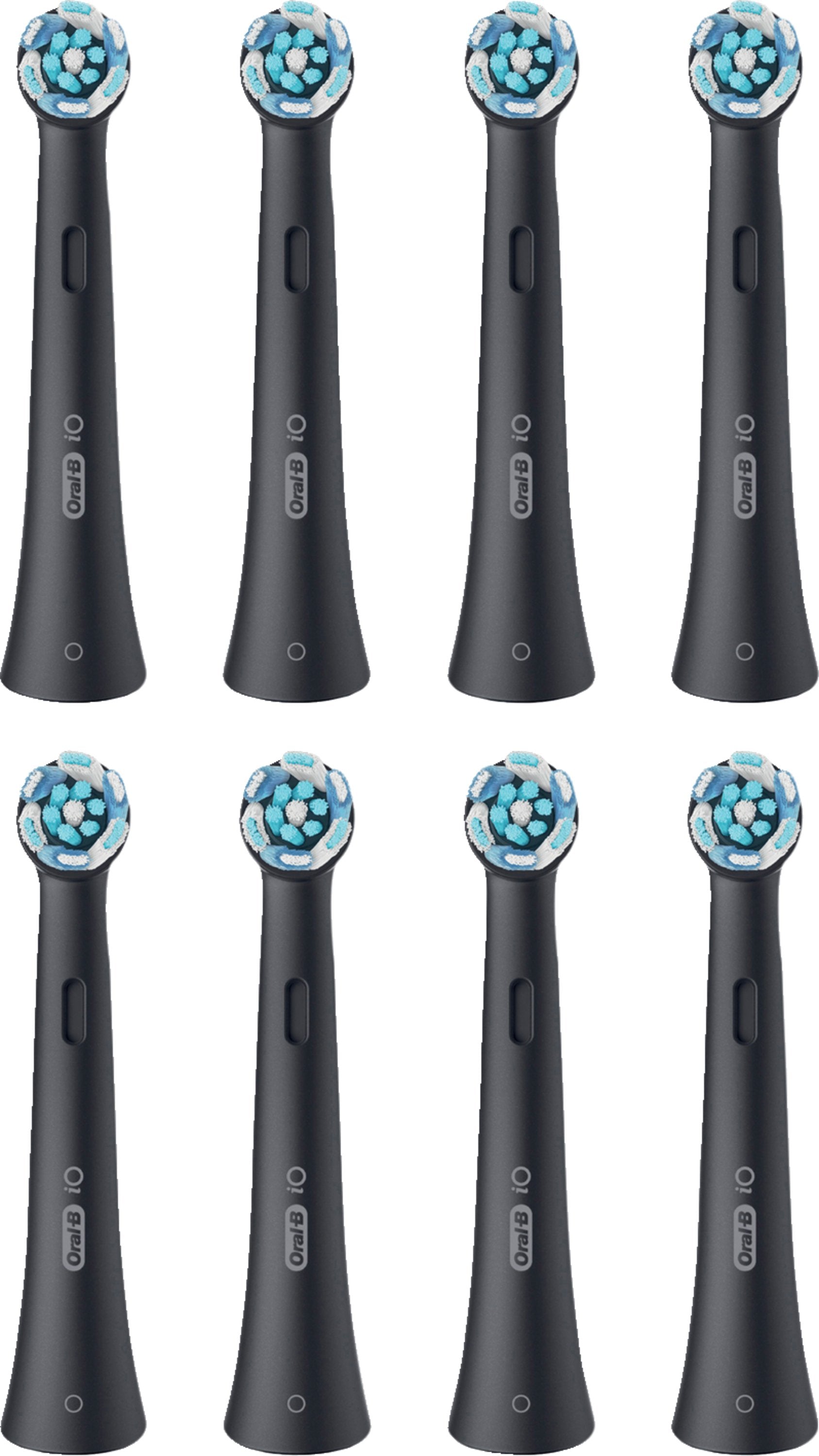 Braun Oral-B Io Ultimate Cleaning Pack De 8, Accesorio De Cepillo Negro, Eliminación Superior De Placa 8700216778640