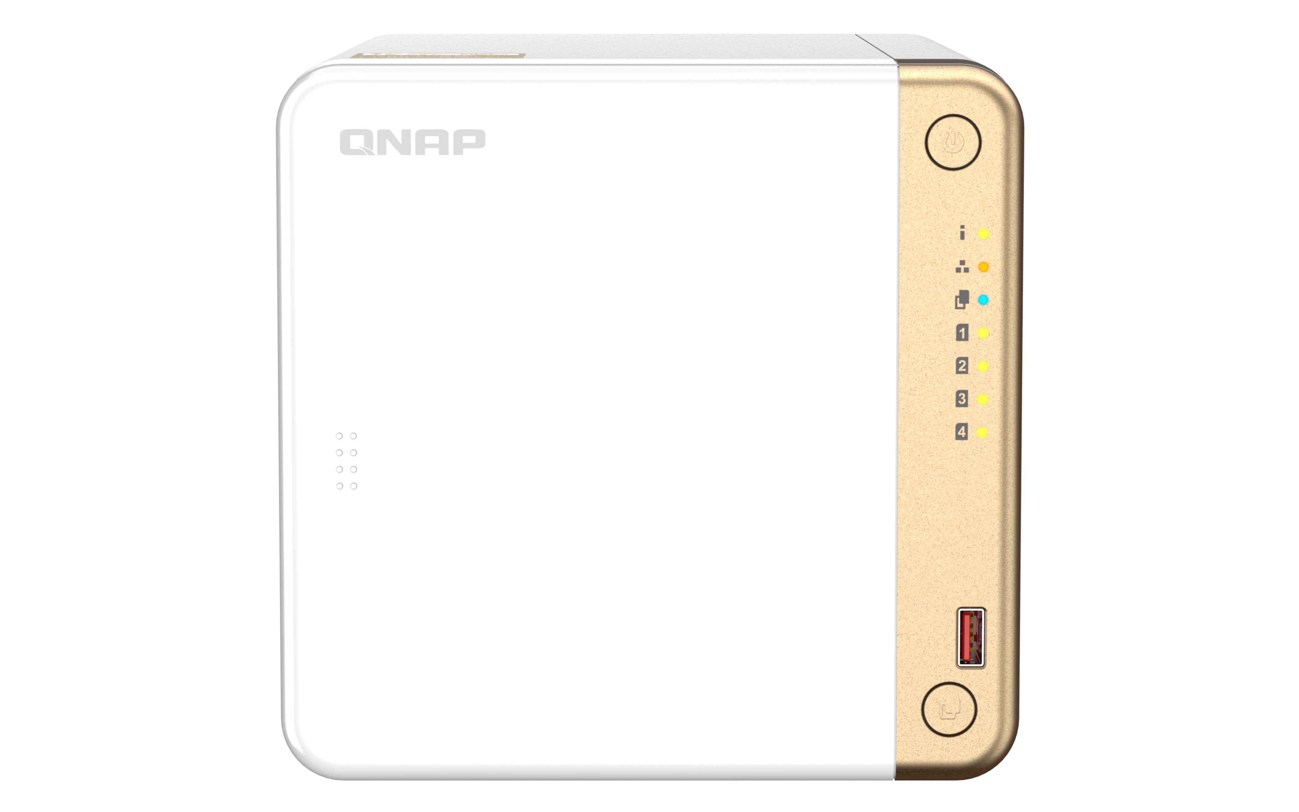 EAN 4711103080030 - QNAP TS-462-4G servidor de almacenamiento NAS Torre Intel® Celeron® N4505 4 GB DDR4 0 TB QNAP QTS Blanco imagen 1