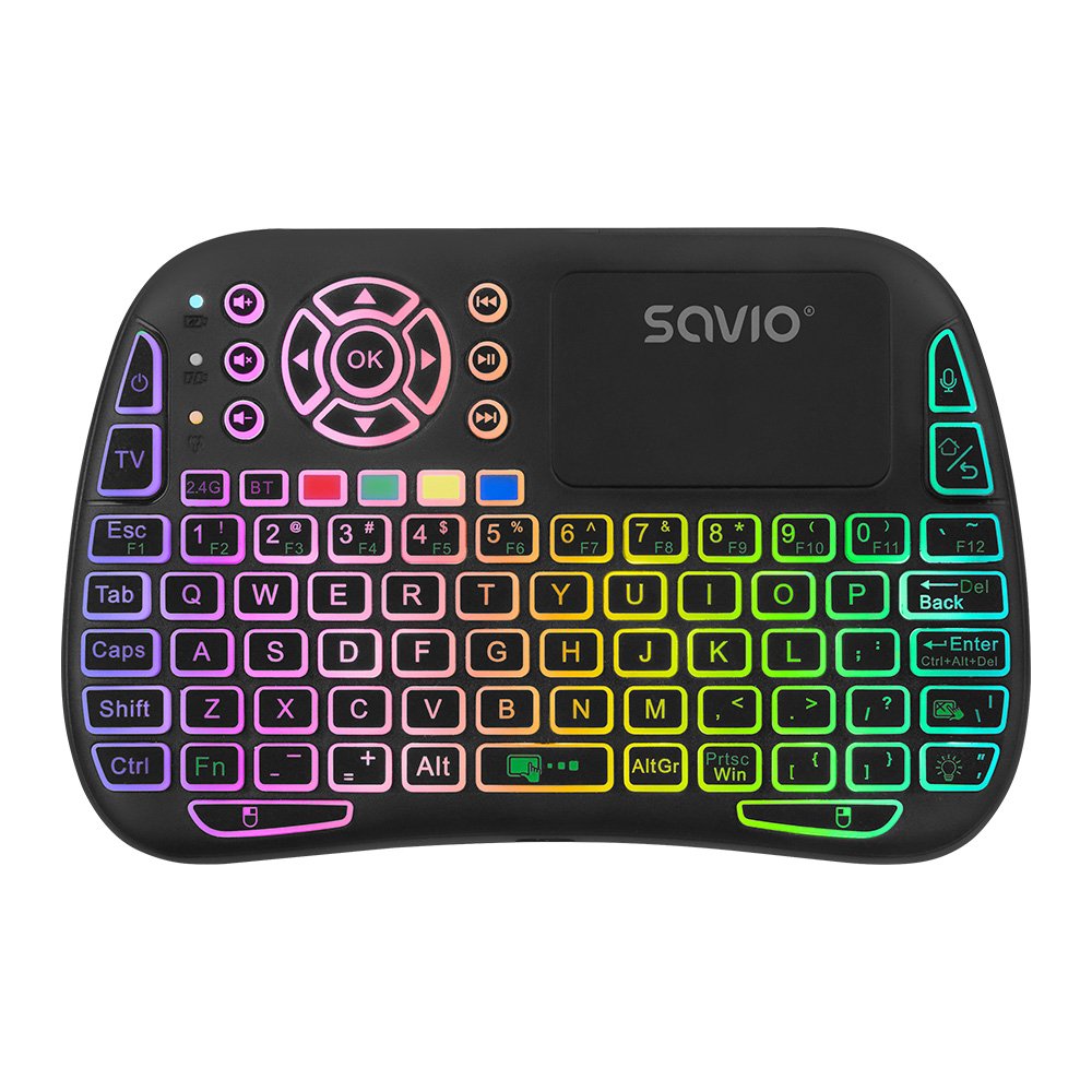 EAN 5901986048695 - Savio SAVMKW-04 teclado para móvil QWERTY Inglés de EE. UU. USB Tipo C Negro imagen 1