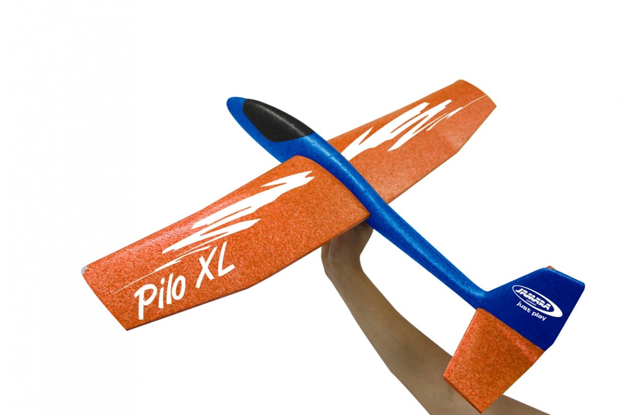 Jamara Avión Planeador De Juguete Pilo Xl Espuma Naranja 8+