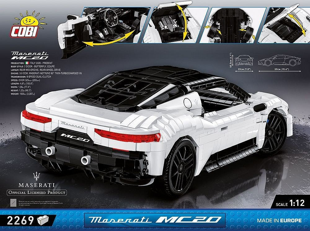 EAN 5902251243357 - COBI Maserati MC20 imagen 12