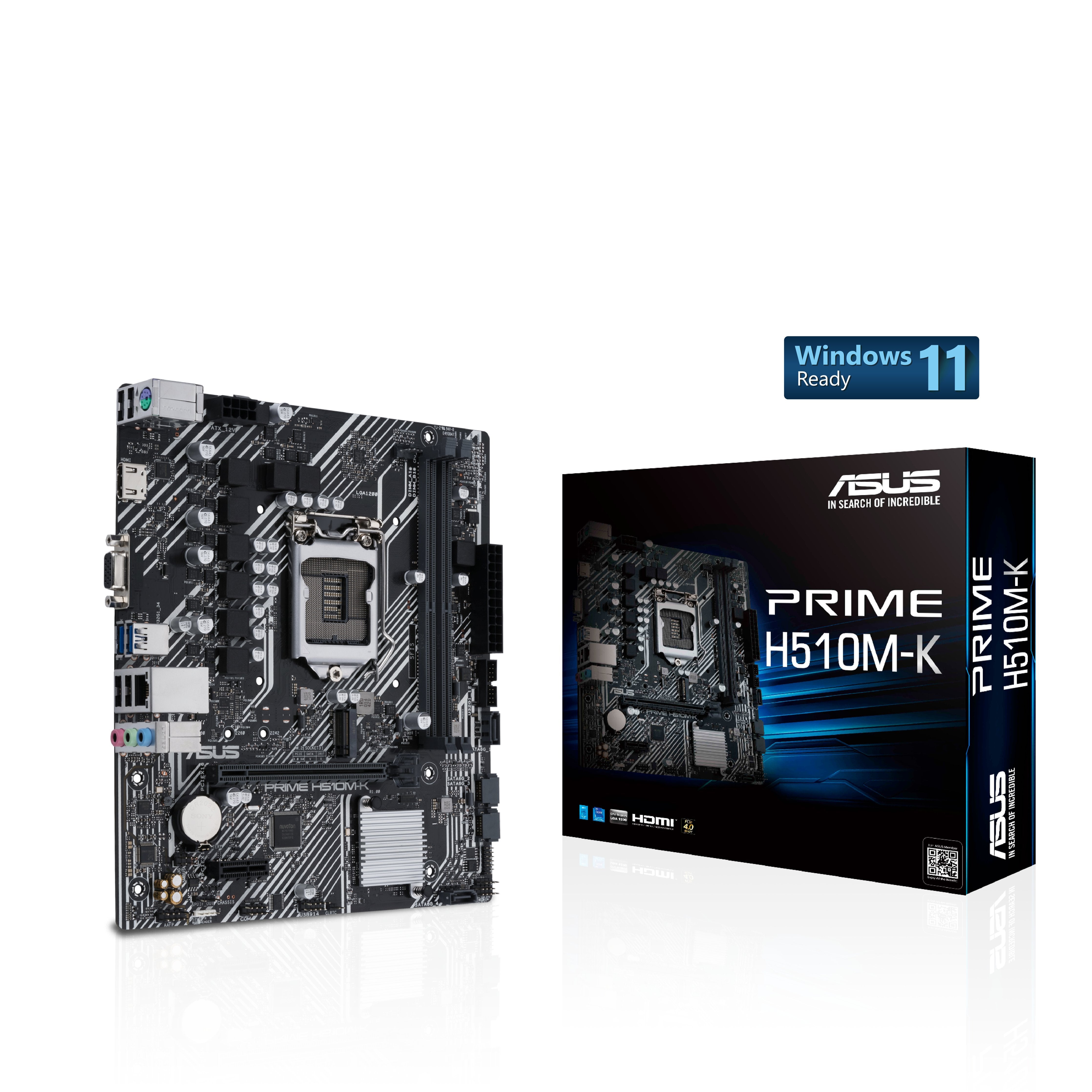 Placa Base Asus Lga1200 Prime H510m-K M-Atx/2xddr4/4xsata6/1xusb 3.2/1xusb 2.0 90mb17n0-M0eay0