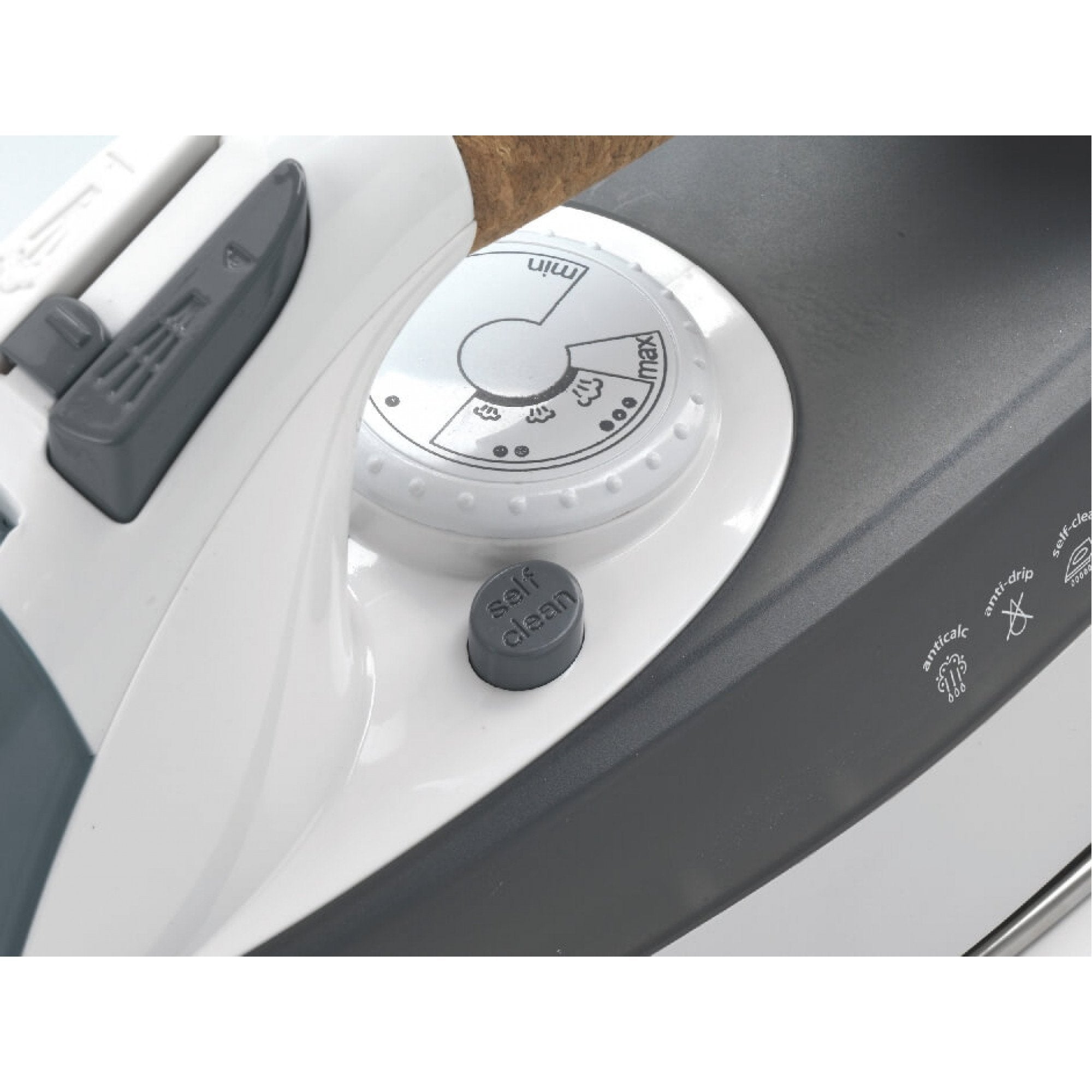 EAN 8003705110182 - Ariete 6232/00 Plancha a vapor Suela de acero inoxidable 2200 W Gris, Blanco imagen 5