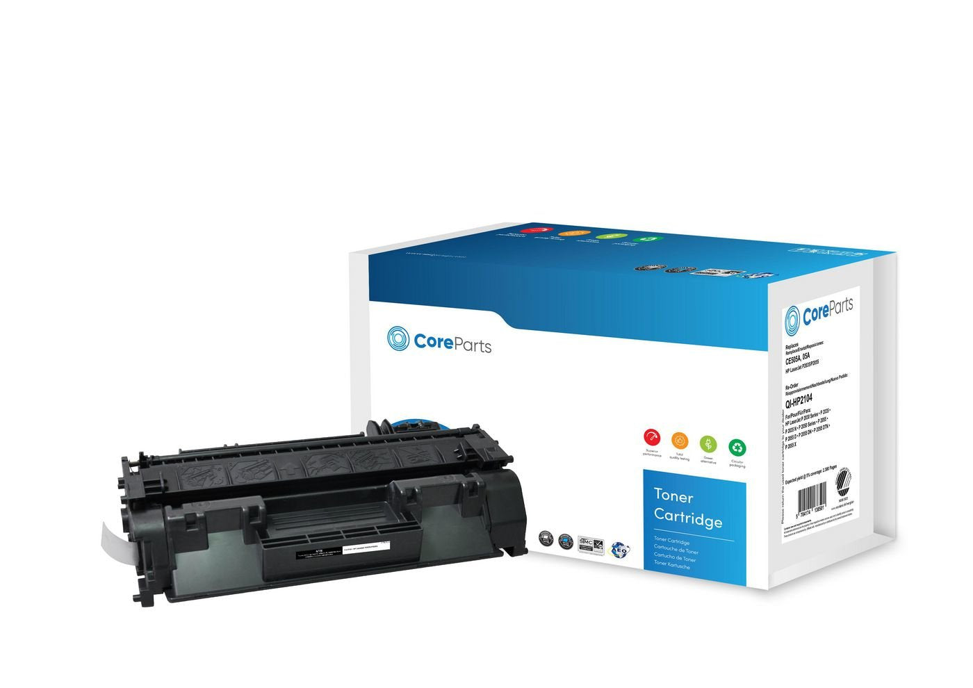 Coreparts Qi-Hp2104 Cartucho De Tóner 1 Pieza(S) Compatible Negro