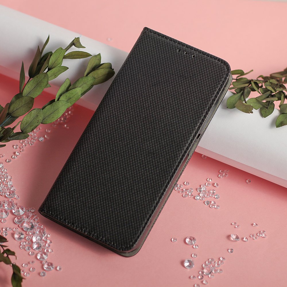 Funda Tipo Libro Con Soporte Magnética Negro Compatible Apple Iphone 13 - Jaym®