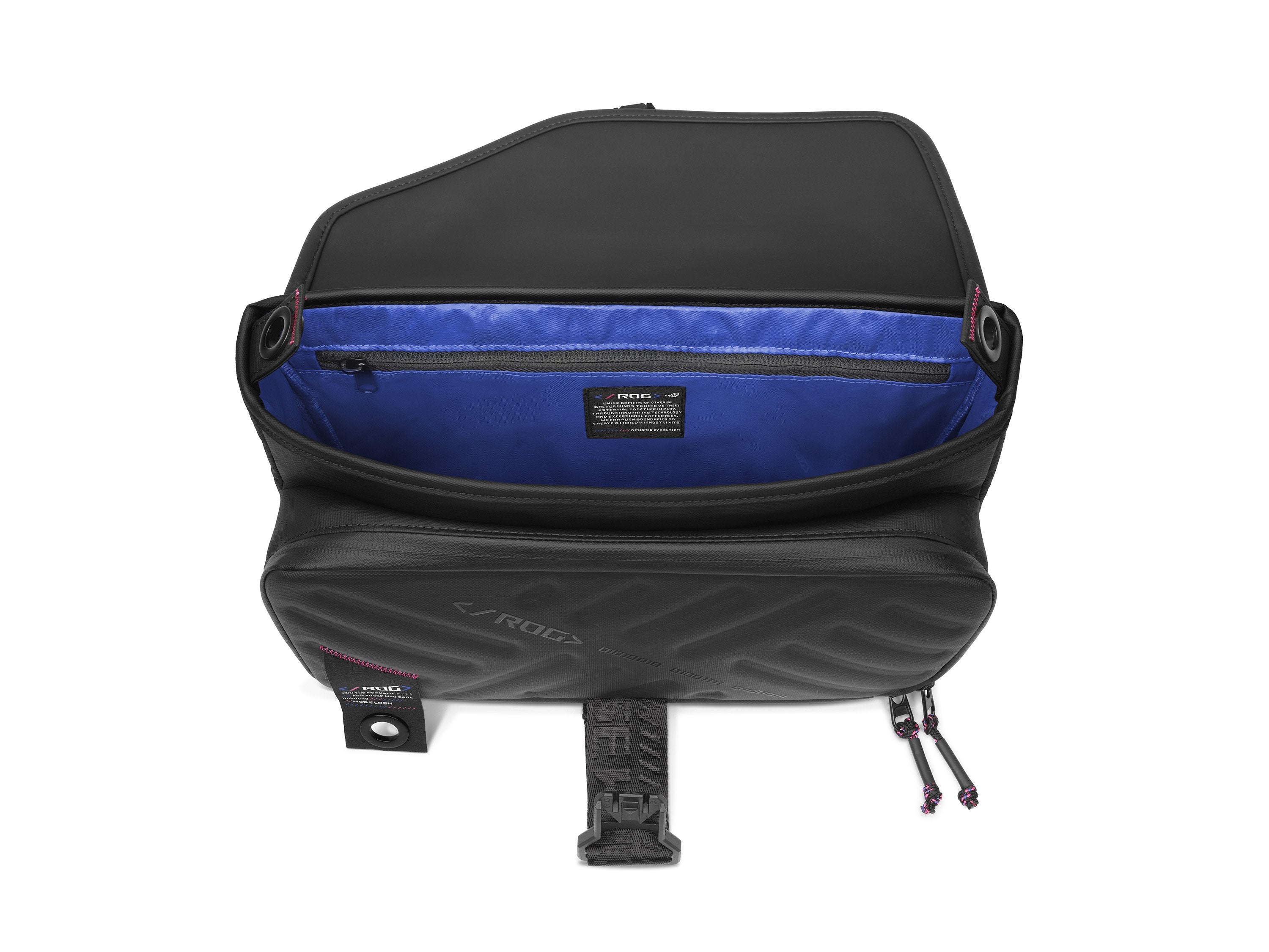 EAN 4711387814796 - ASUS BC3004 ROG SLASH SLING BAG 4.0 Bandolera cuero PU, Poliéster Negro imagen 13