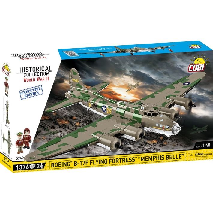 Cobi Boeing B-17f Flying Fortress "Memphis Belle" - Edición Ejecutiva, Juguete De Construcción Cobi-5749
