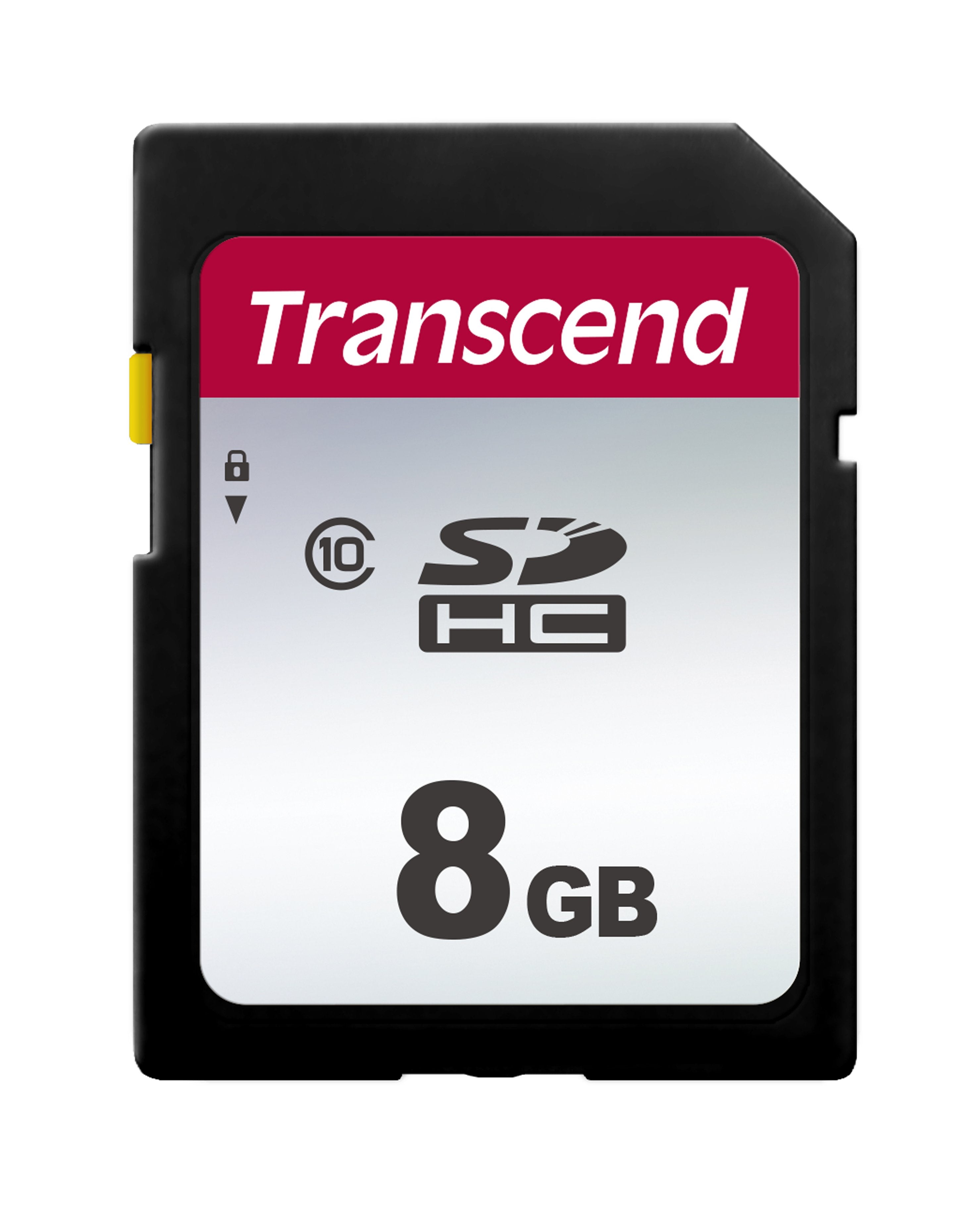 EAN 0760557842774 - Transcend 300S 8 GB SDHC NAND Clase 10 imagen 1
