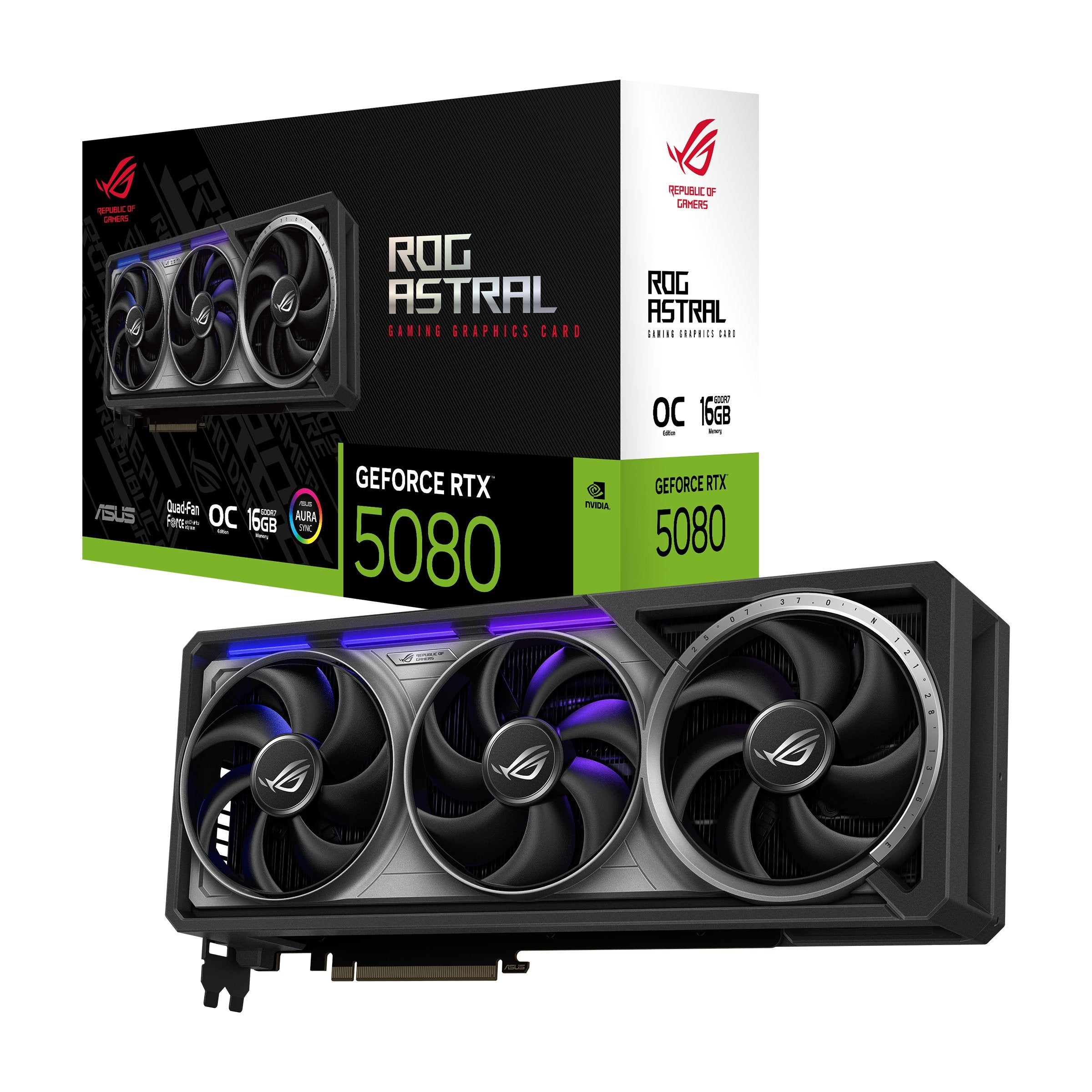 EAN 4711387837917 - ASUS ROG Astral - -RTX5080-O16G-GAMING NVIDIA GeForce RTX 5080 16 GB GDDR7 imagen 13