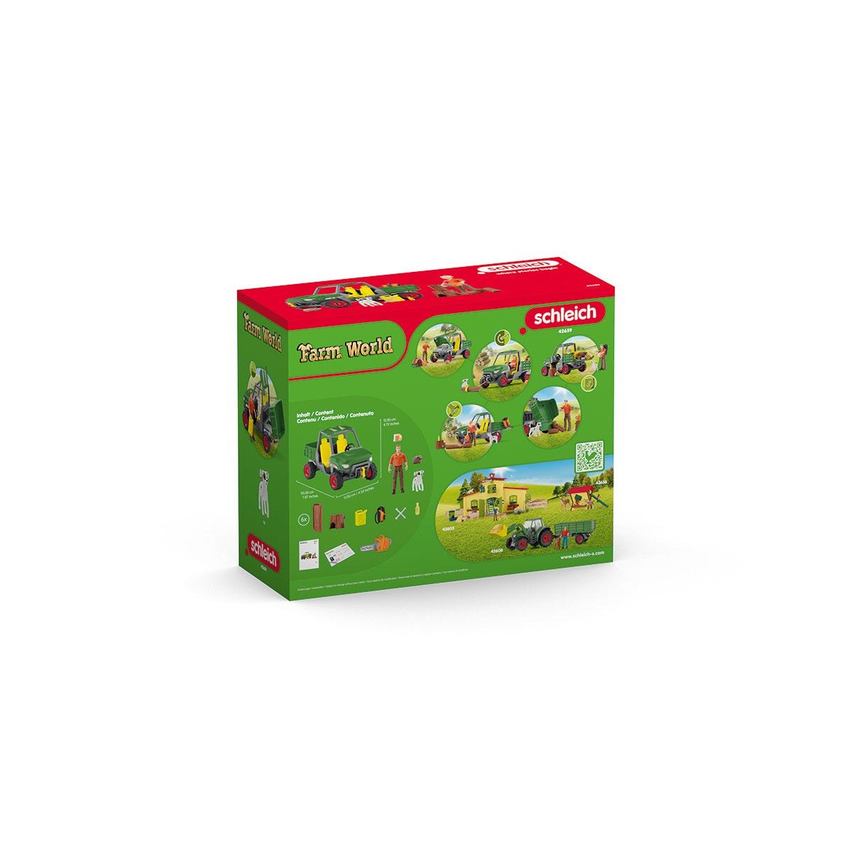 Figura Schleich Farm World Granjero Forestal Con Vehículo 42659