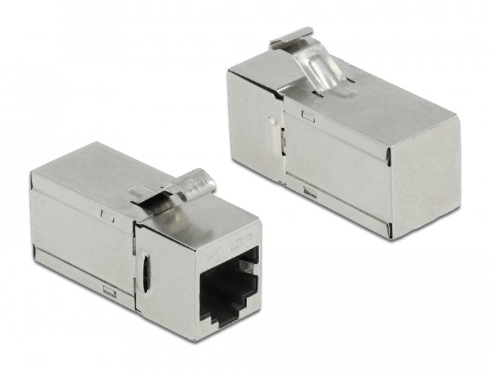 Keystone Modul Rj45 Buchse Zu Rj45 Buchse Cat.6a 90° Gewinkelt