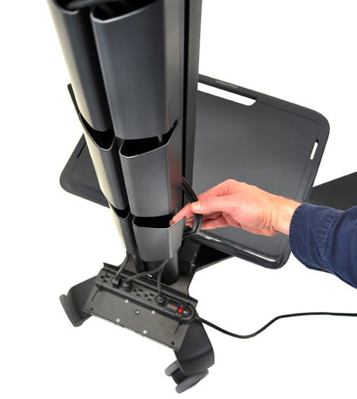 Ergotron Neo-Flex Mobile Mediacenter Vhd, Base Negra, Carro, Ángulo De Inclinación 20° 24-191-085