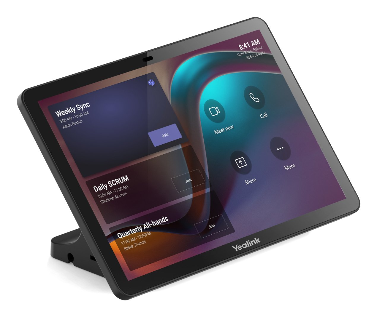 EAN 6938818319646 - Yealink CTP25 pantalla para sala de reuniones 25,6 cm (10.1") 1280 x 800 Pixeles IPS 802.11a, 802.11b, 80 imagen 1