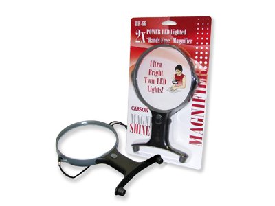 EAN 0638936938342 - Carson HF-66 lente de aumento y lupa 2x Negro imagen 2