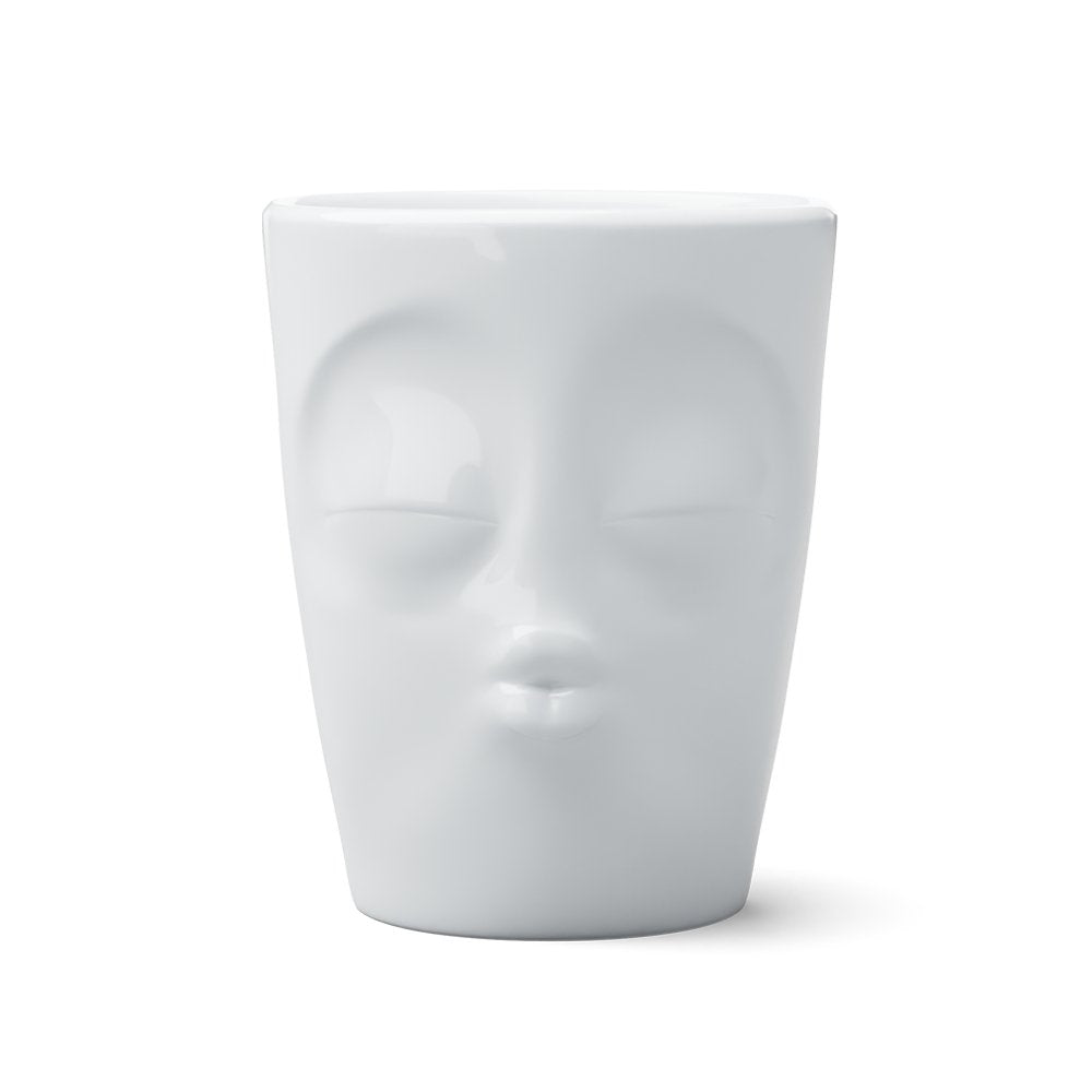 Fiftyeight Henkelbecher 350ml - Küssend Blanco