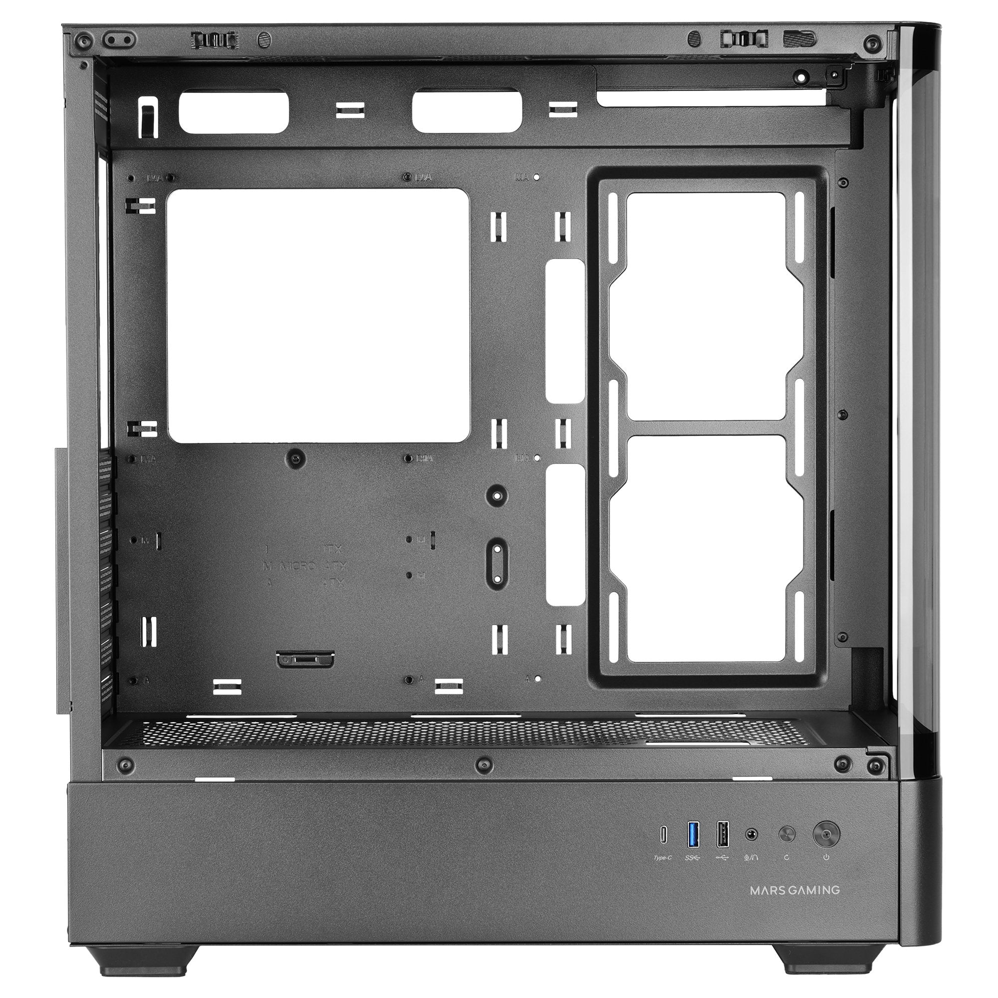 EAN 8435693112709 - Mars Gaming MCLCDPRO carcasa de ordenador Midi Tower Negro imagen 5