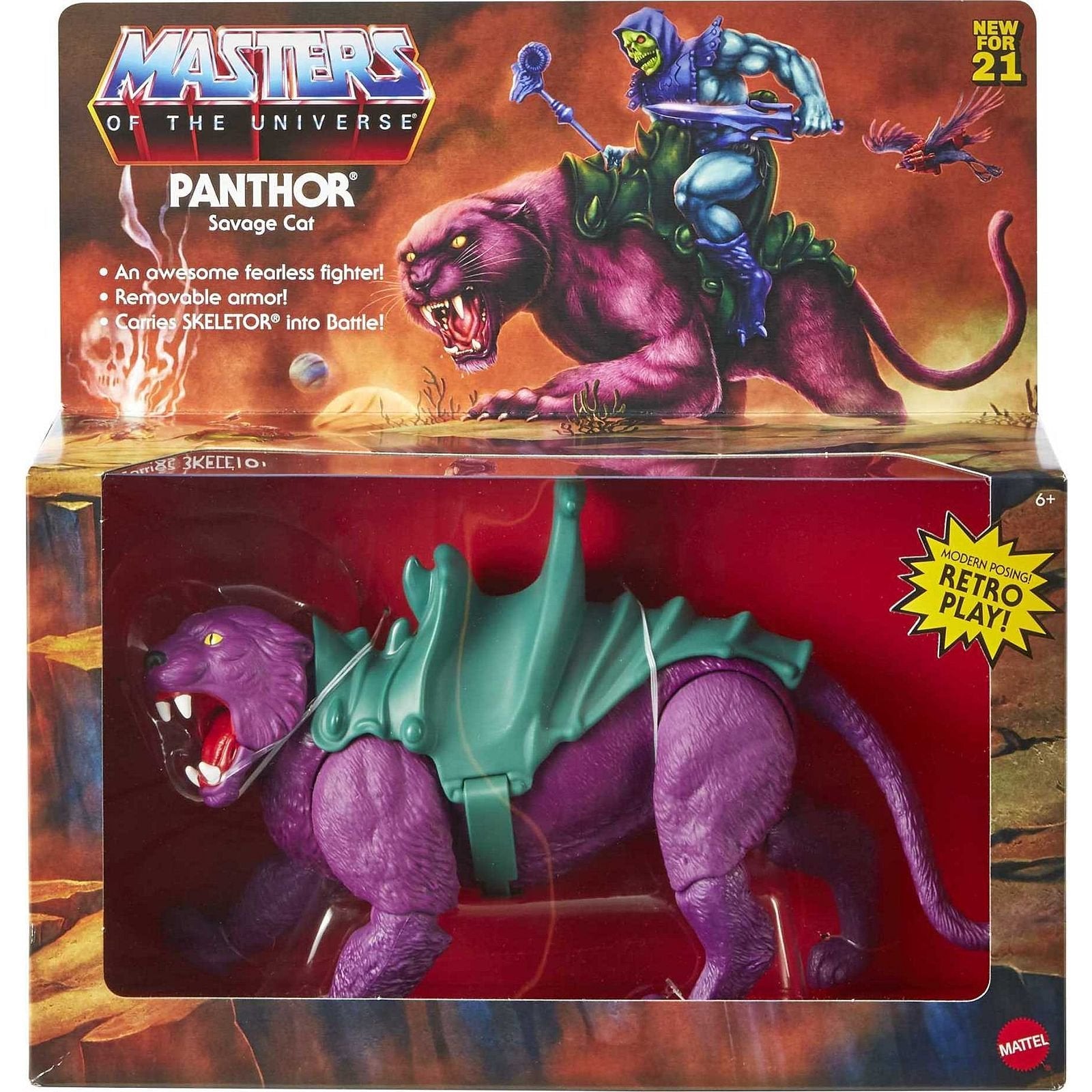 Figura Panthor Masters Of The Universe 23cm